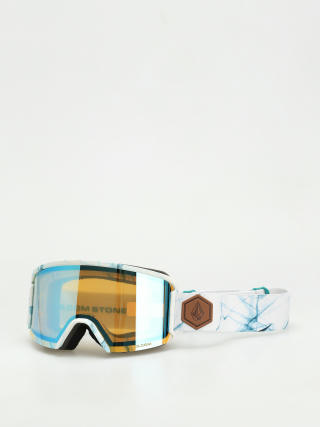 Ochelari pentru snowboard Volcom Garden (white ice/ice chrome+bl dark grey)