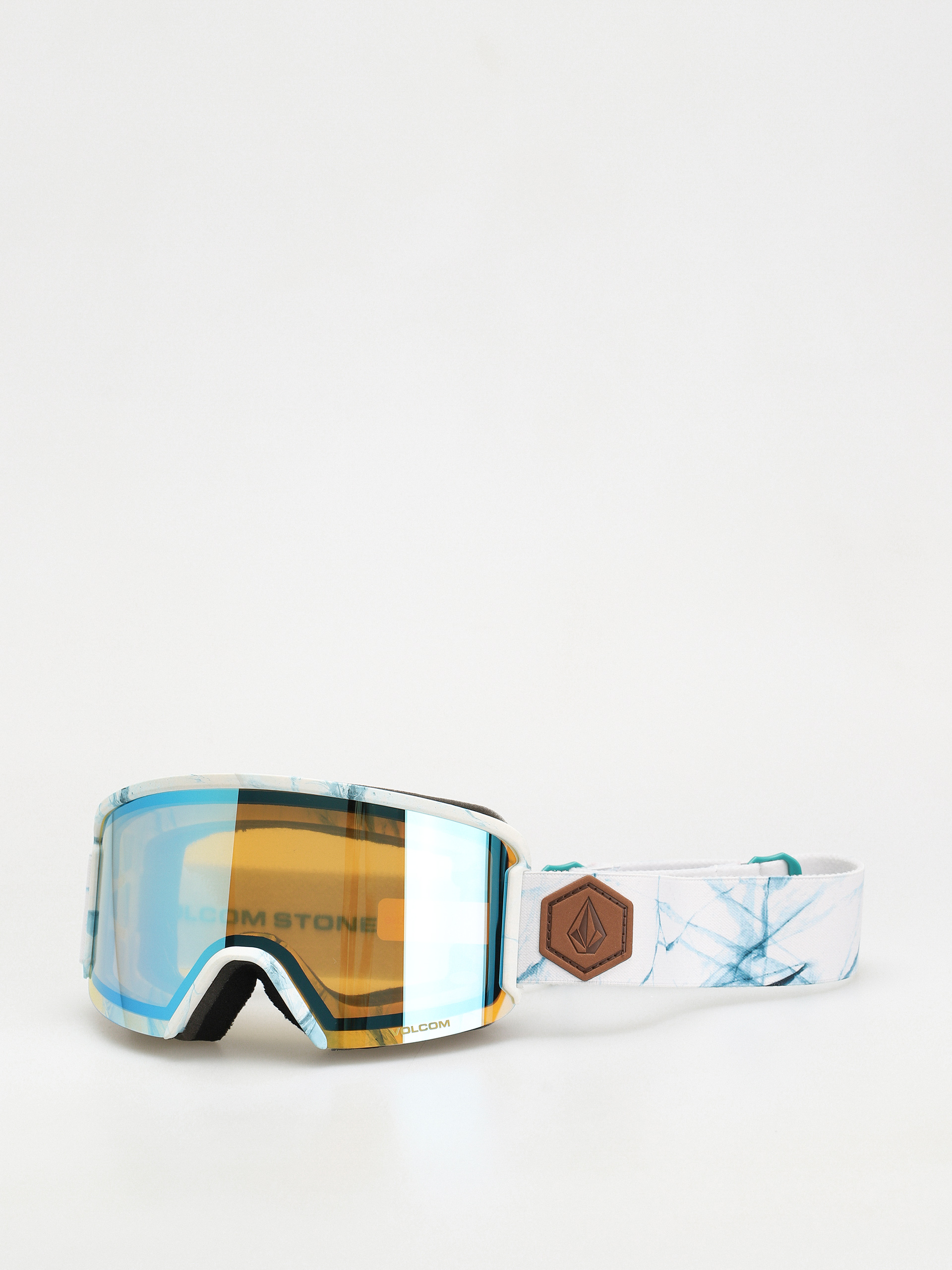 Ochelari pentru snowboard Volcom Garden (white ice/ice chrome+bl dark grey)