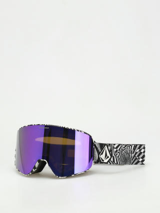 Ochelari pentru snowboard Volcom Odyssey (op art/purple/purple chrome+bl yellow)