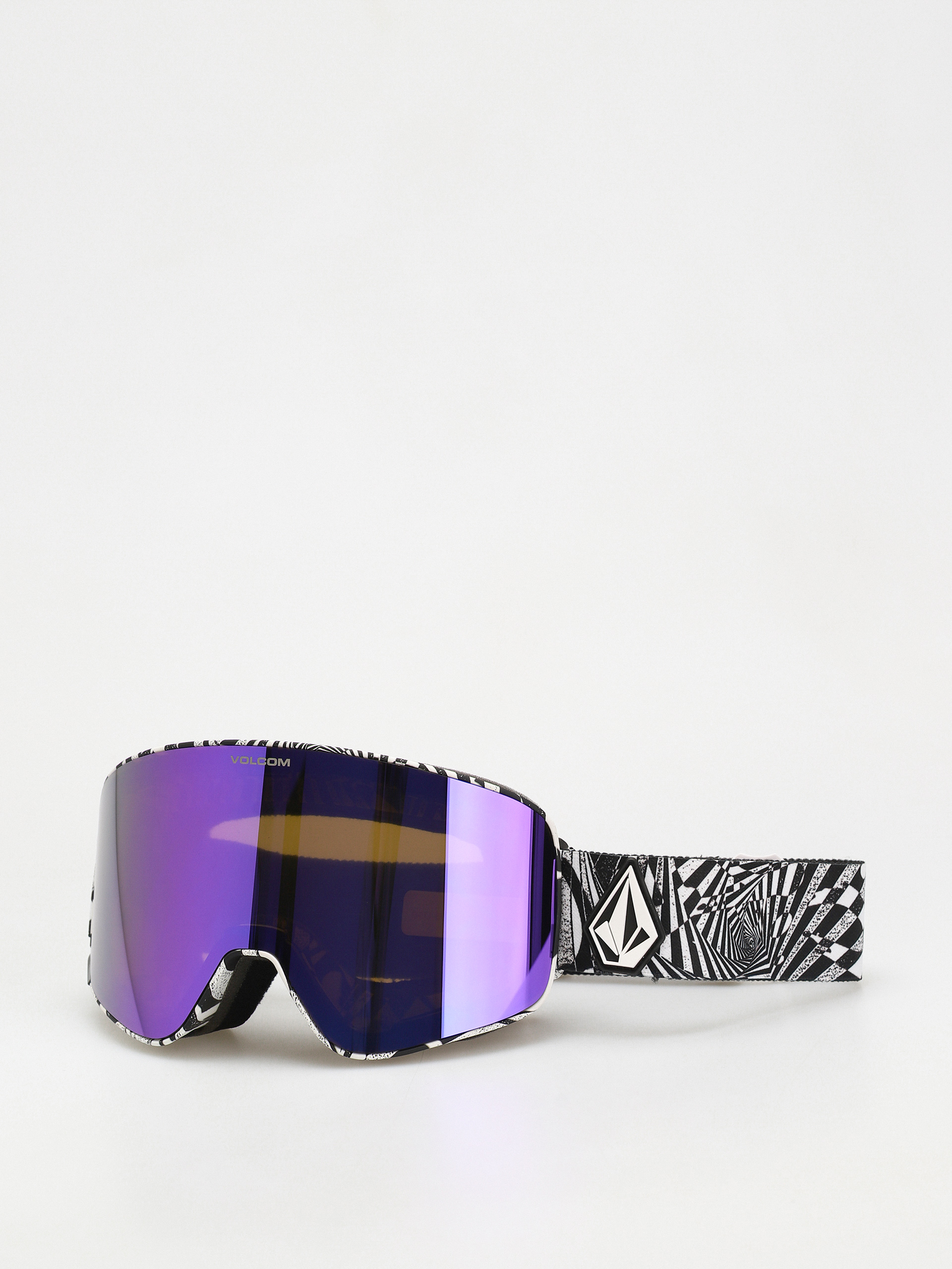 Ochelari pentru snowboard Volcom Odyssey (op art/purple/purple chrome+bl yellow)