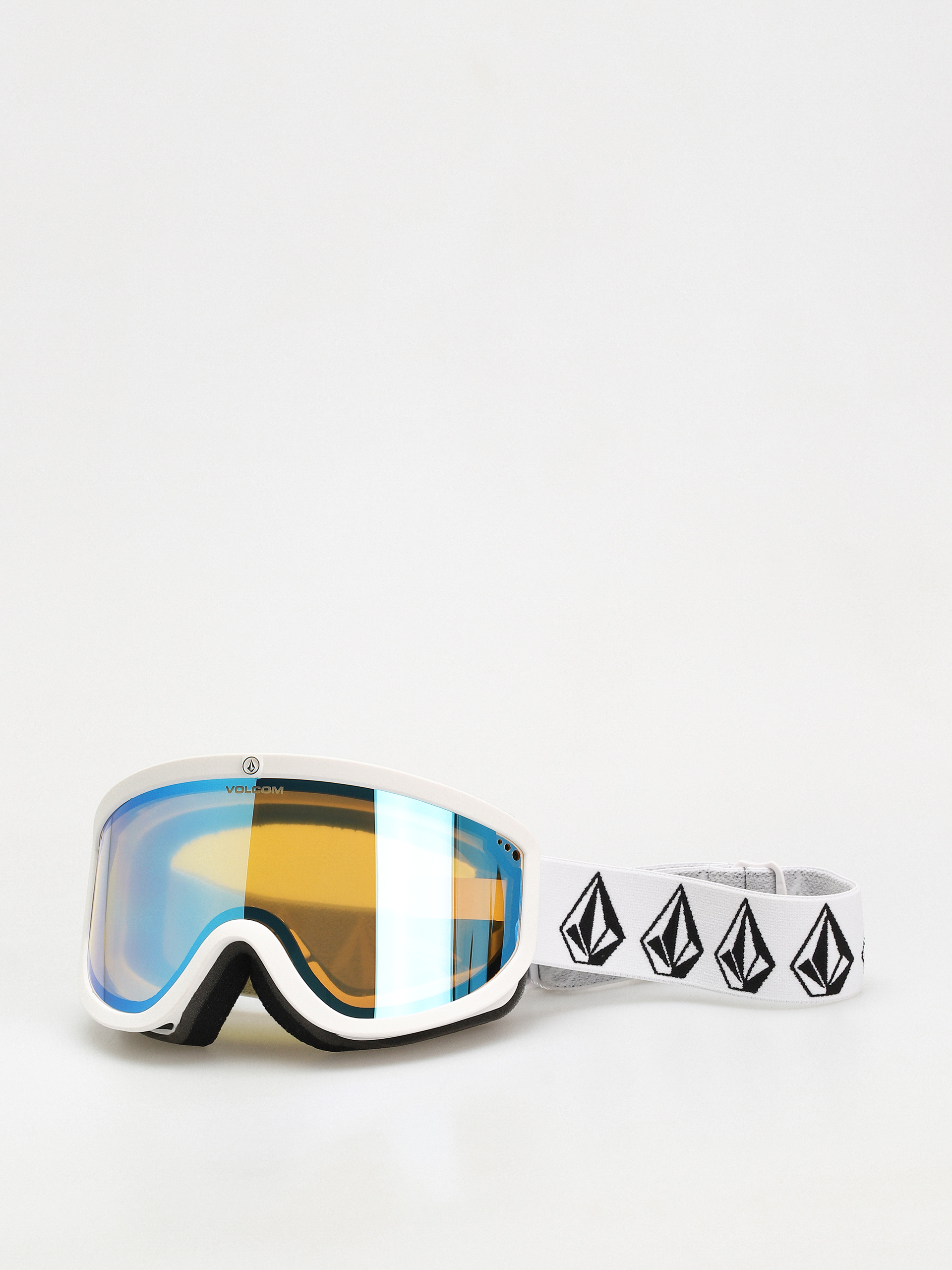 Ochelari pentru snowboard Volcom Footprints (matte white stone/ice chrome+bl dark grey)