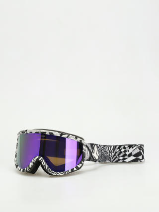 Ochelari pentru snowboard Volcom Footprints (op art/purple chrome+bl yellow)