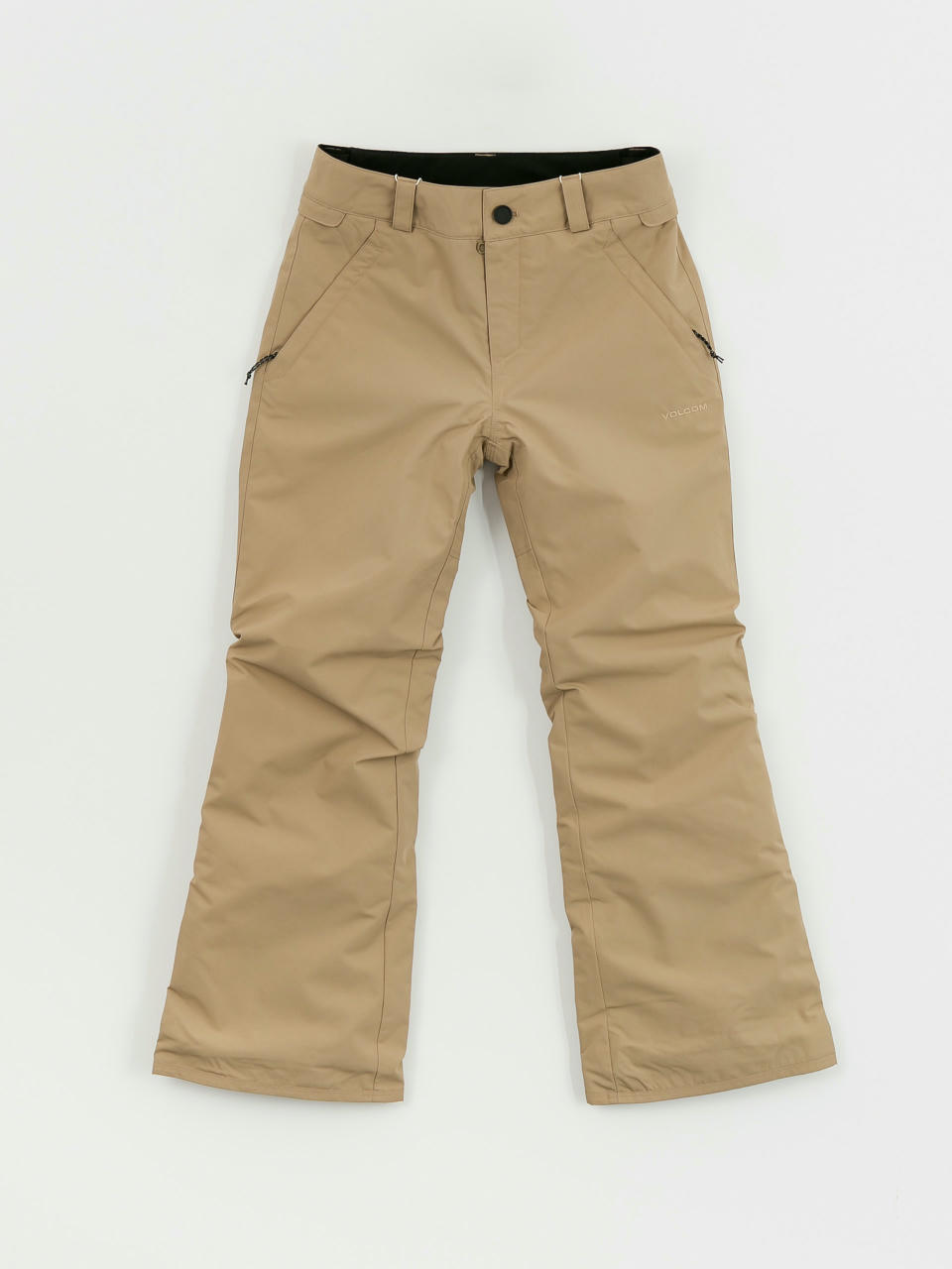 Pantaloni pentru snowboard Volcom Freakin Chino Youth Ins JR (dark khaki)