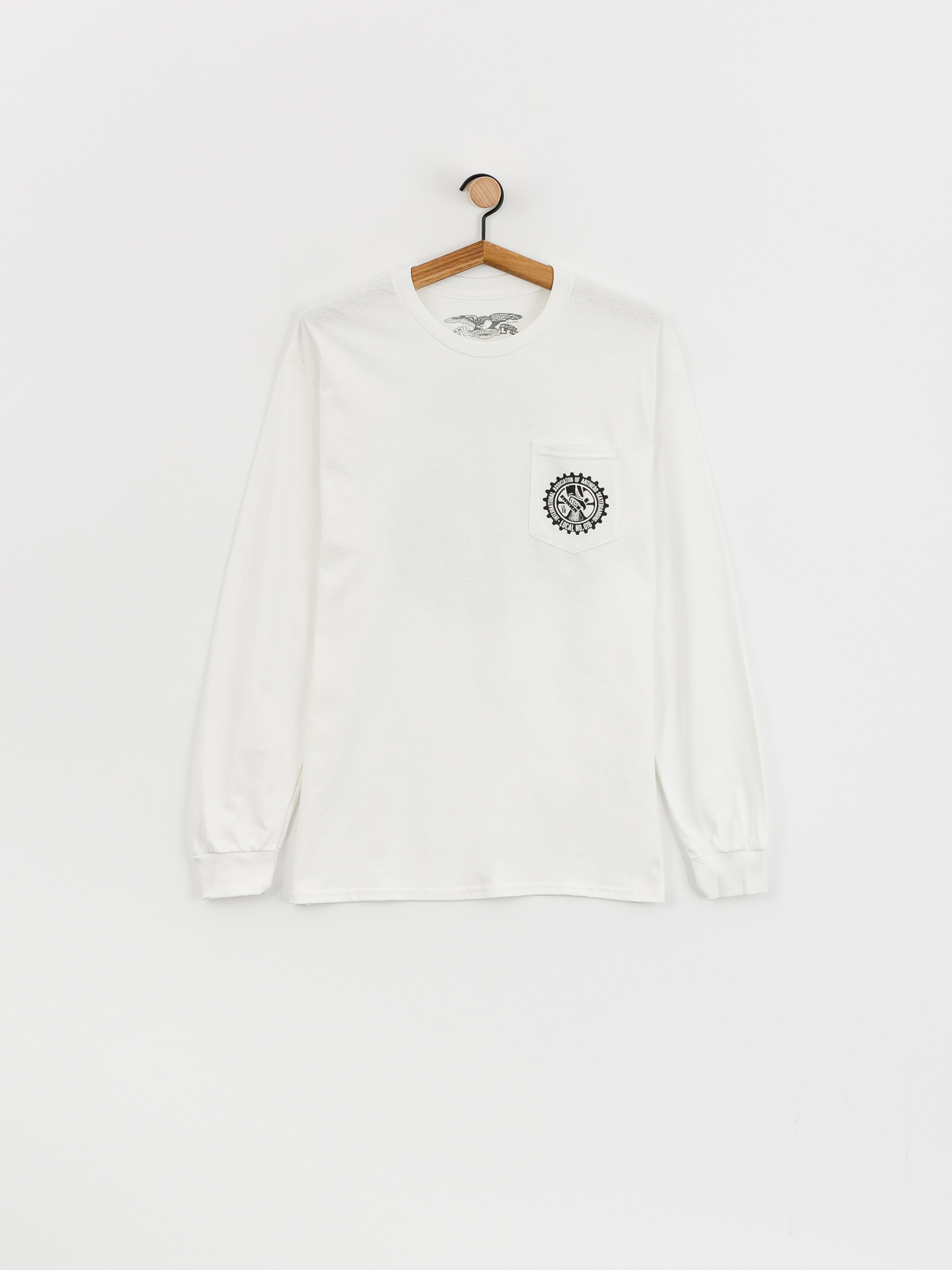 Longsleeve Antihero Pkt Union 18 Lcal (white/black)