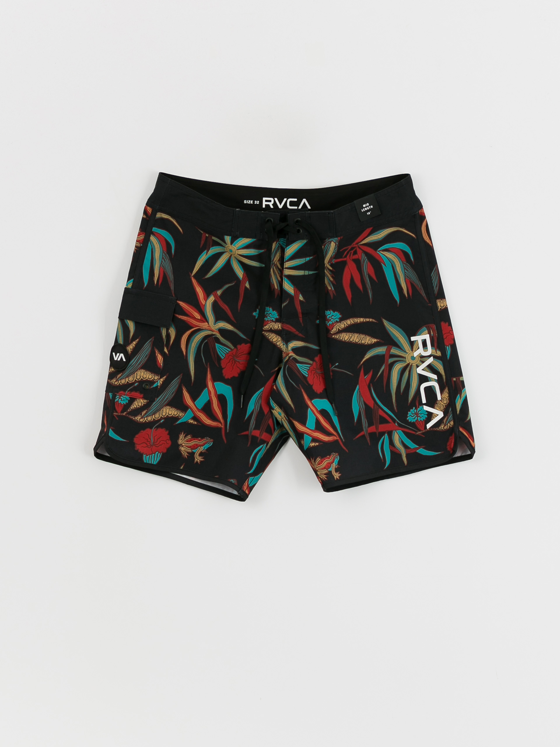 Șort pentru plajă RVCA Eastern Trunk 18 (floral multi)