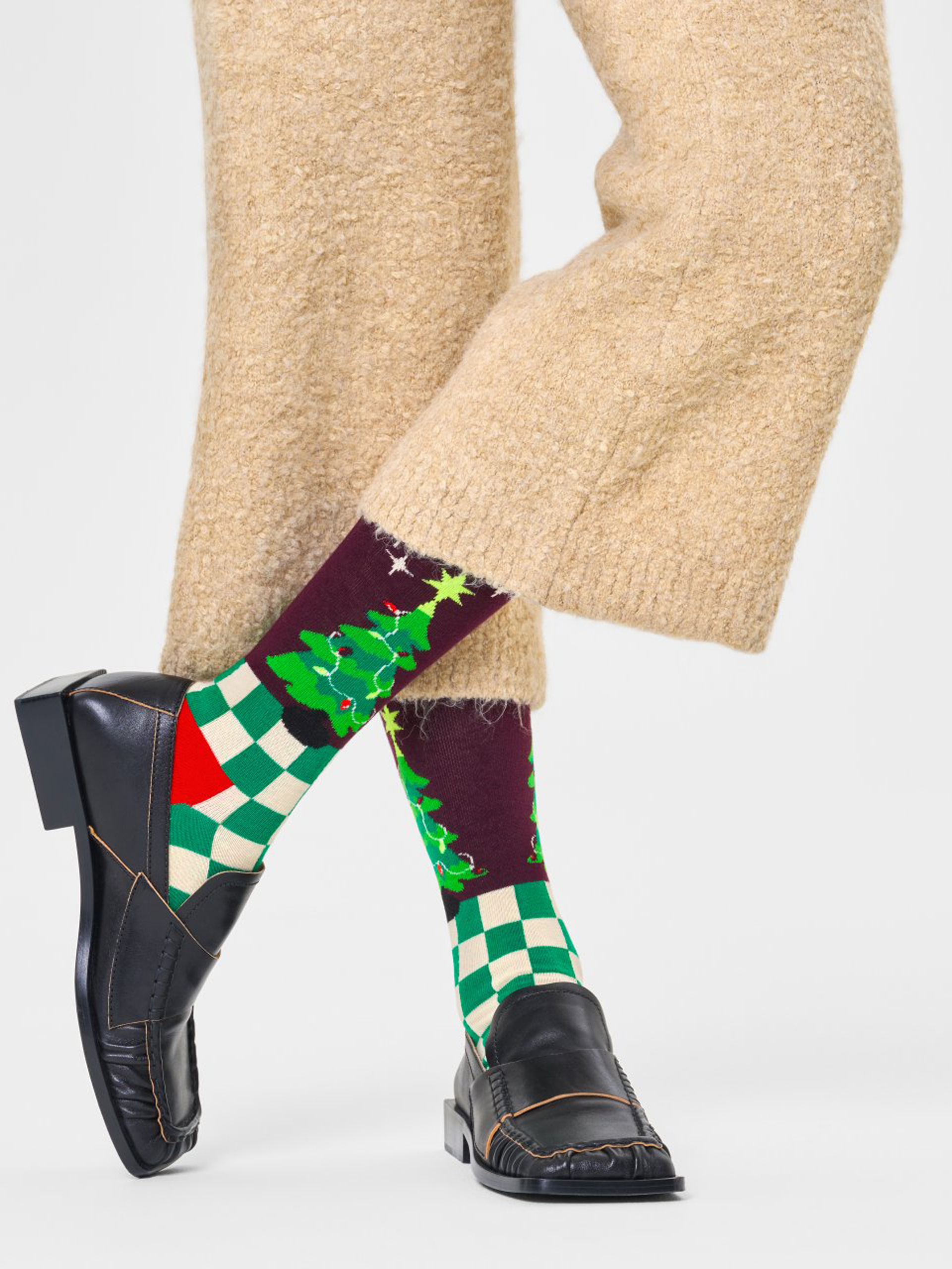 Șosete Happy Socks Christmas Tree (dark red)