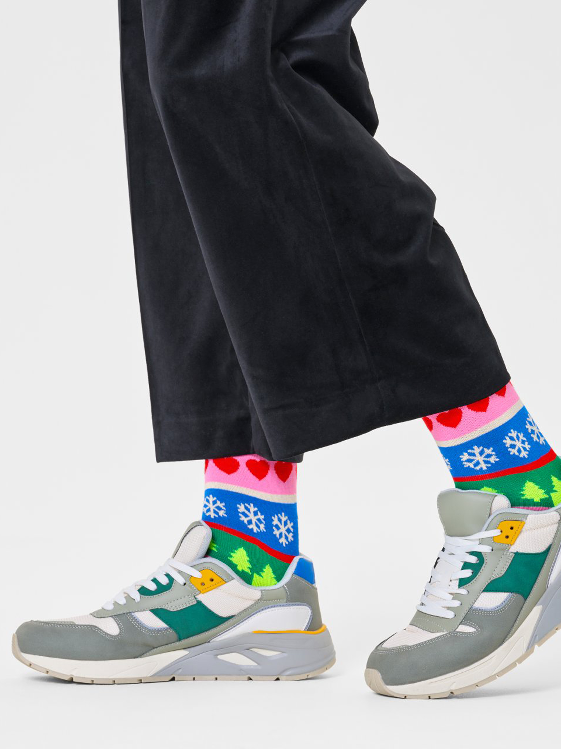 Șosete Happy Socks Christmas Stripe (red)