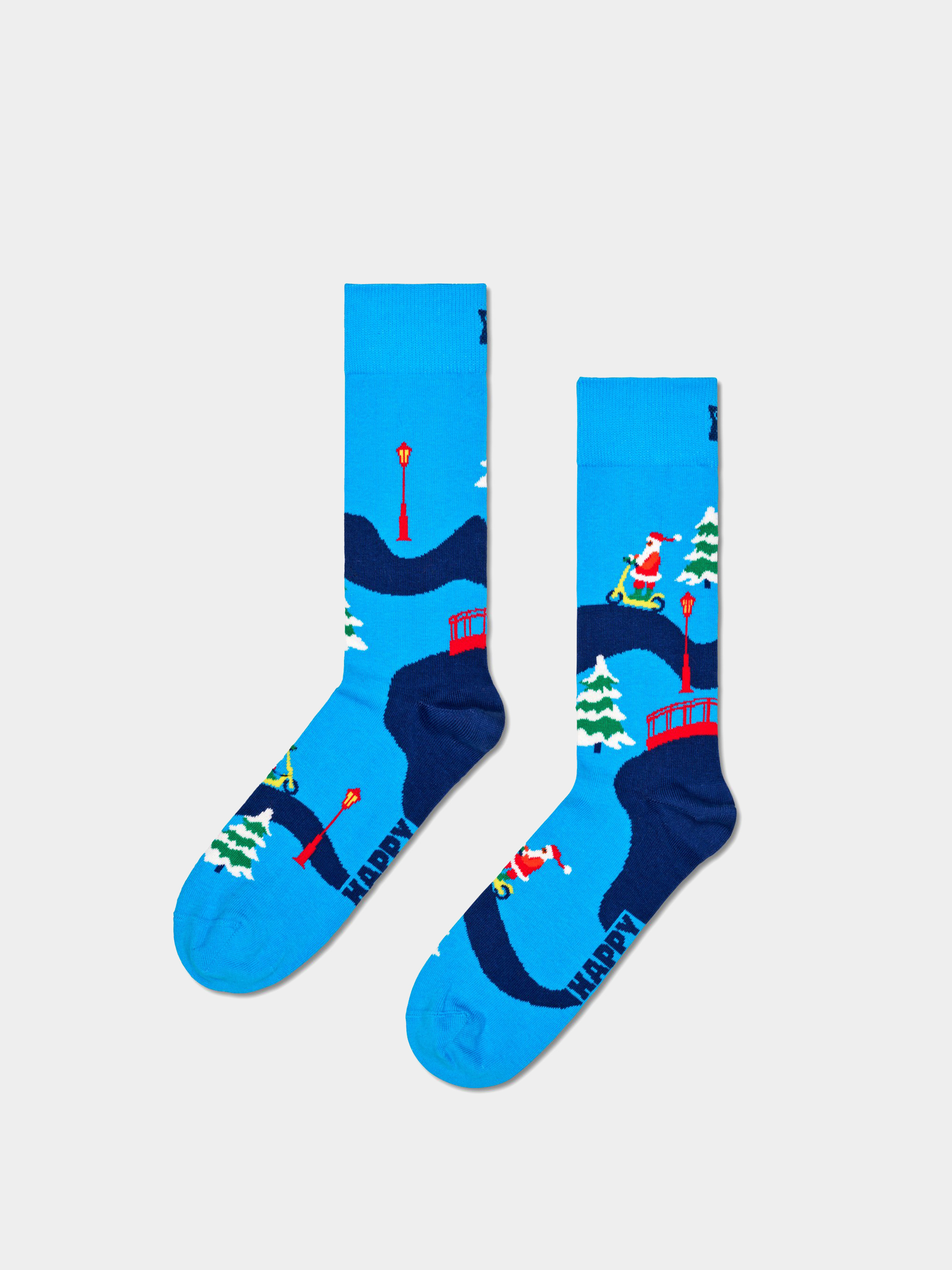 Șosete Happy Socks 2 Pack Happy Holidayss Gift Set (light blue)