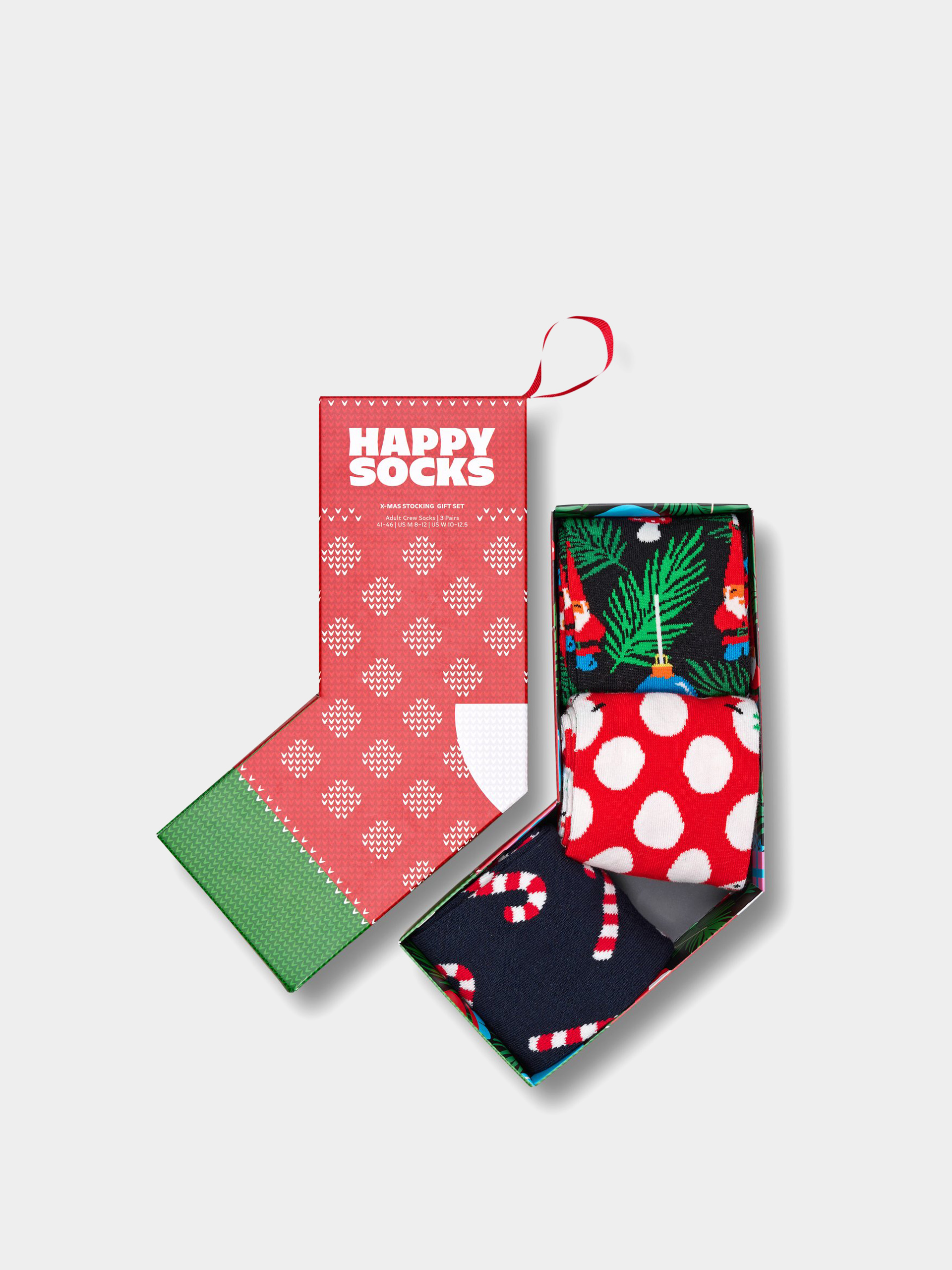 Șosete Happy Socks 3 Pack X Mas Stockings Gift Set (navy)