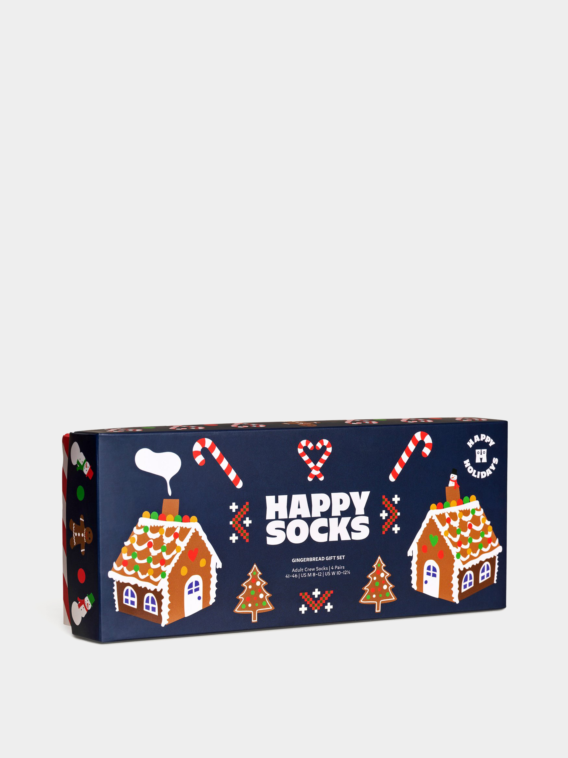 Șosete Happy Socks 4 Pack Gingerbreads Gift Set (navy)