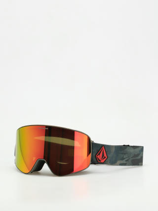 Ochelari pentru snowboard Volcom Odyssey (cloudwash camo/red chrome+bl yellow)