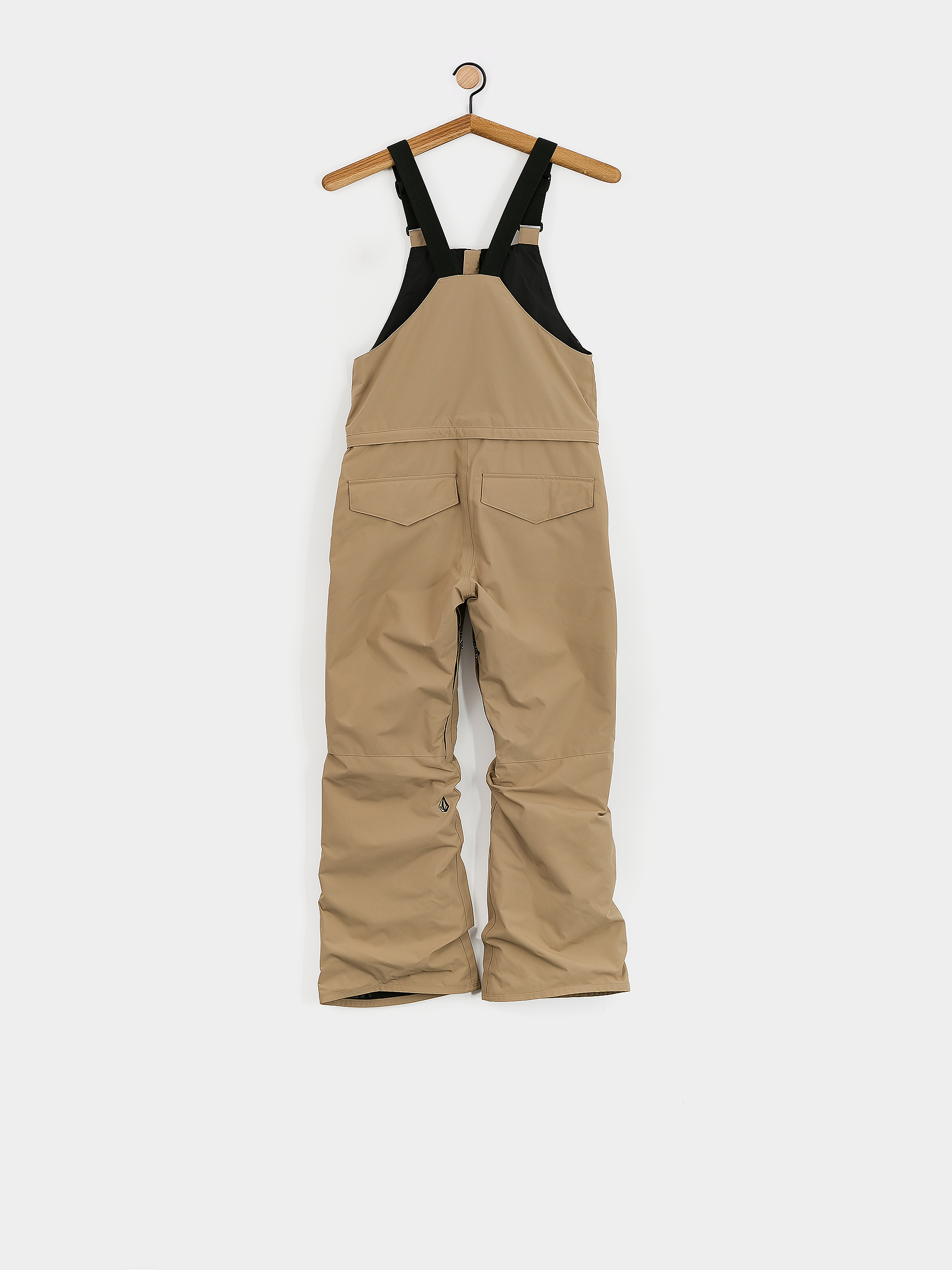 Pantaloni pentru snowboard Volcom Barkley Ins Bib Overall JR (dark khaki)