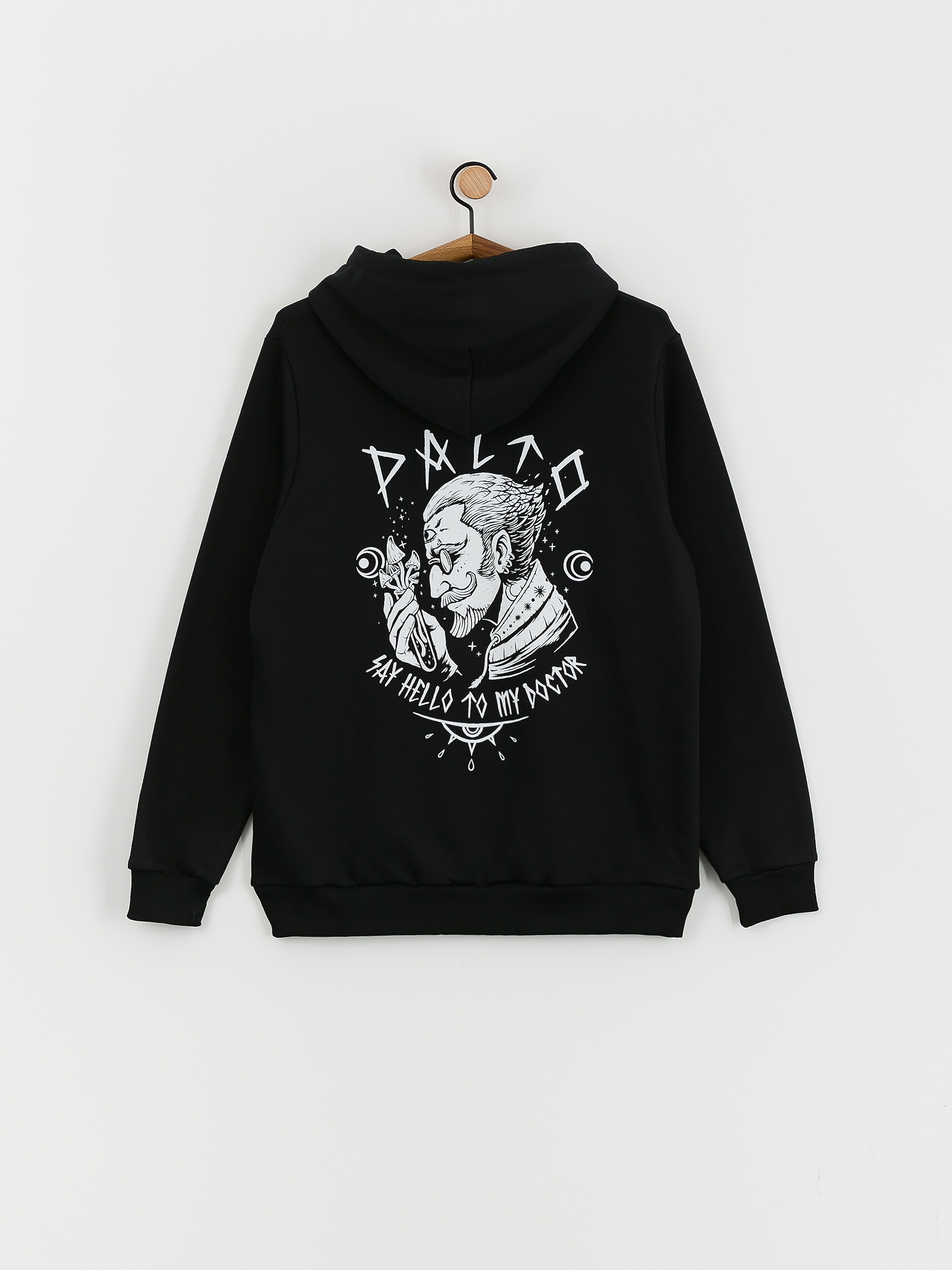 Hanorac cu glugă Palto Doctor 2 HD (black)