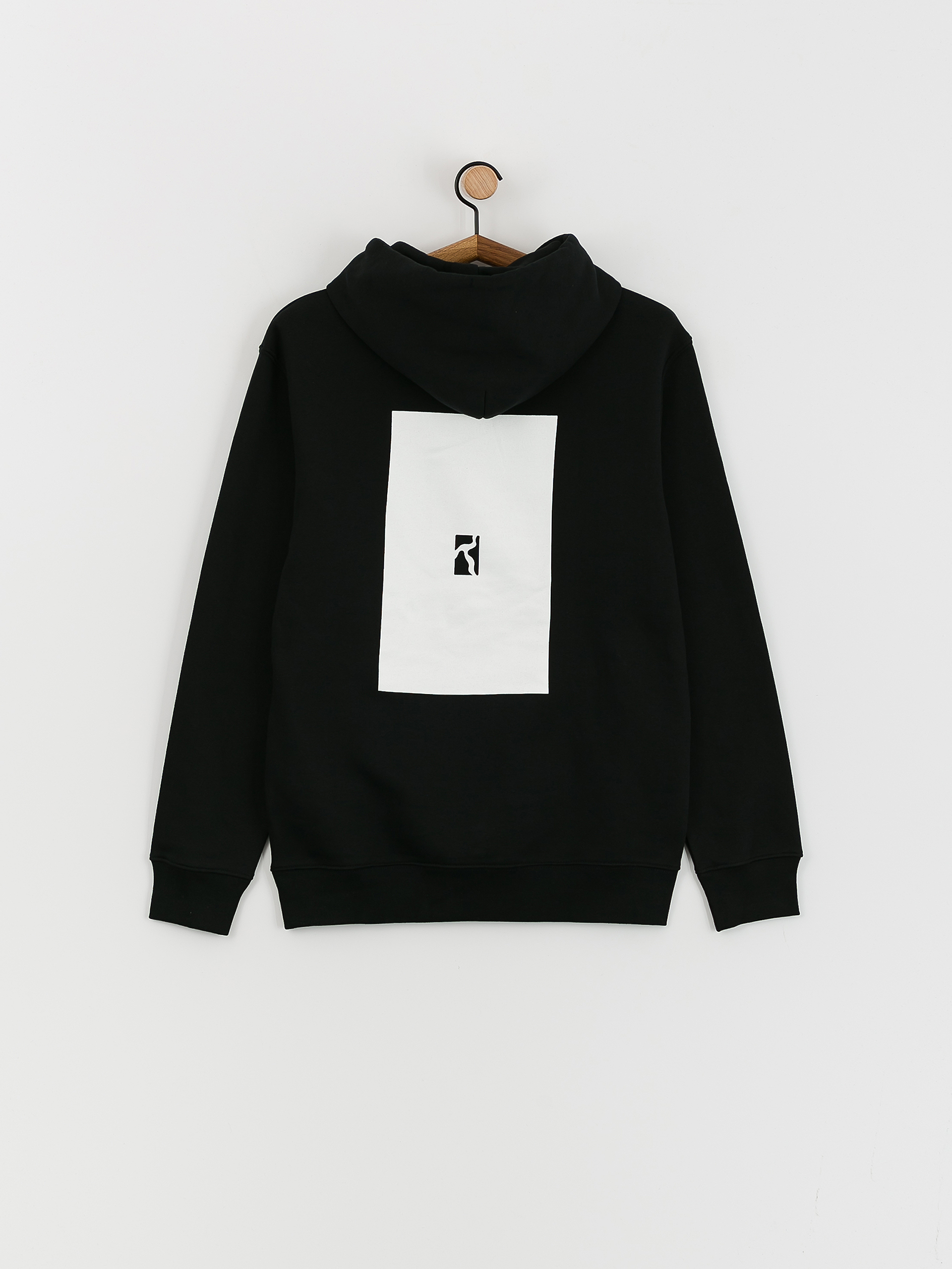 Hanorac cu glugă Poetic Collective Box HD (black/white)