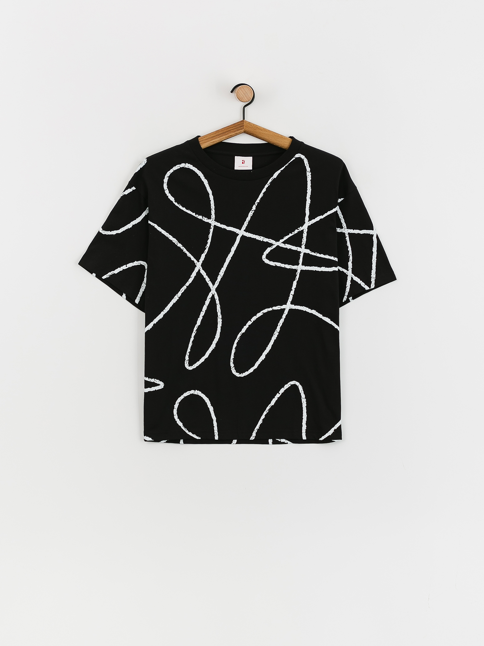 Tricou Poetic Collective Doodle Pattern (black)