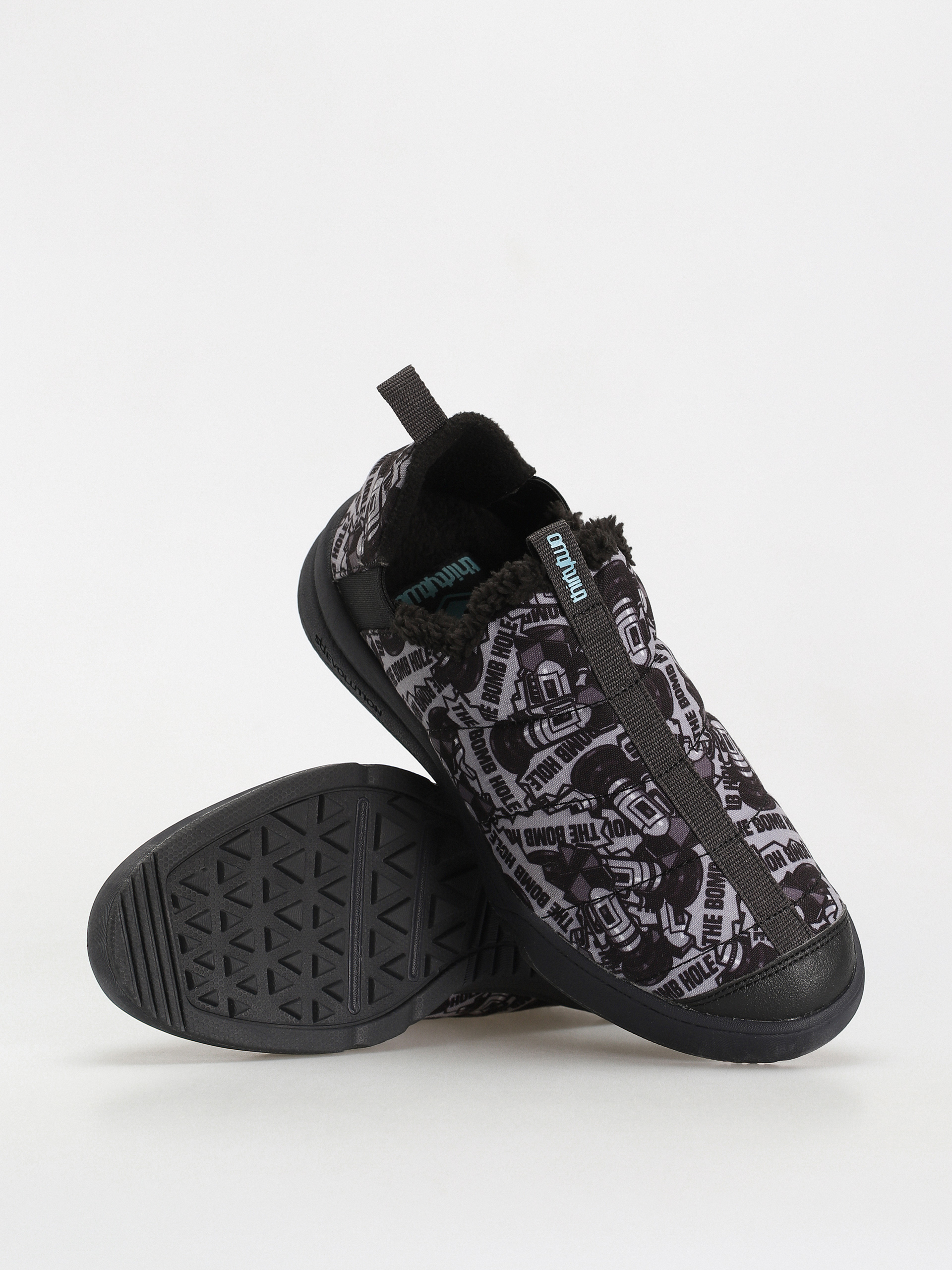 Pantofi de iarnă ThirtyTwo The Lounger X Bomb Hole (black/print)
