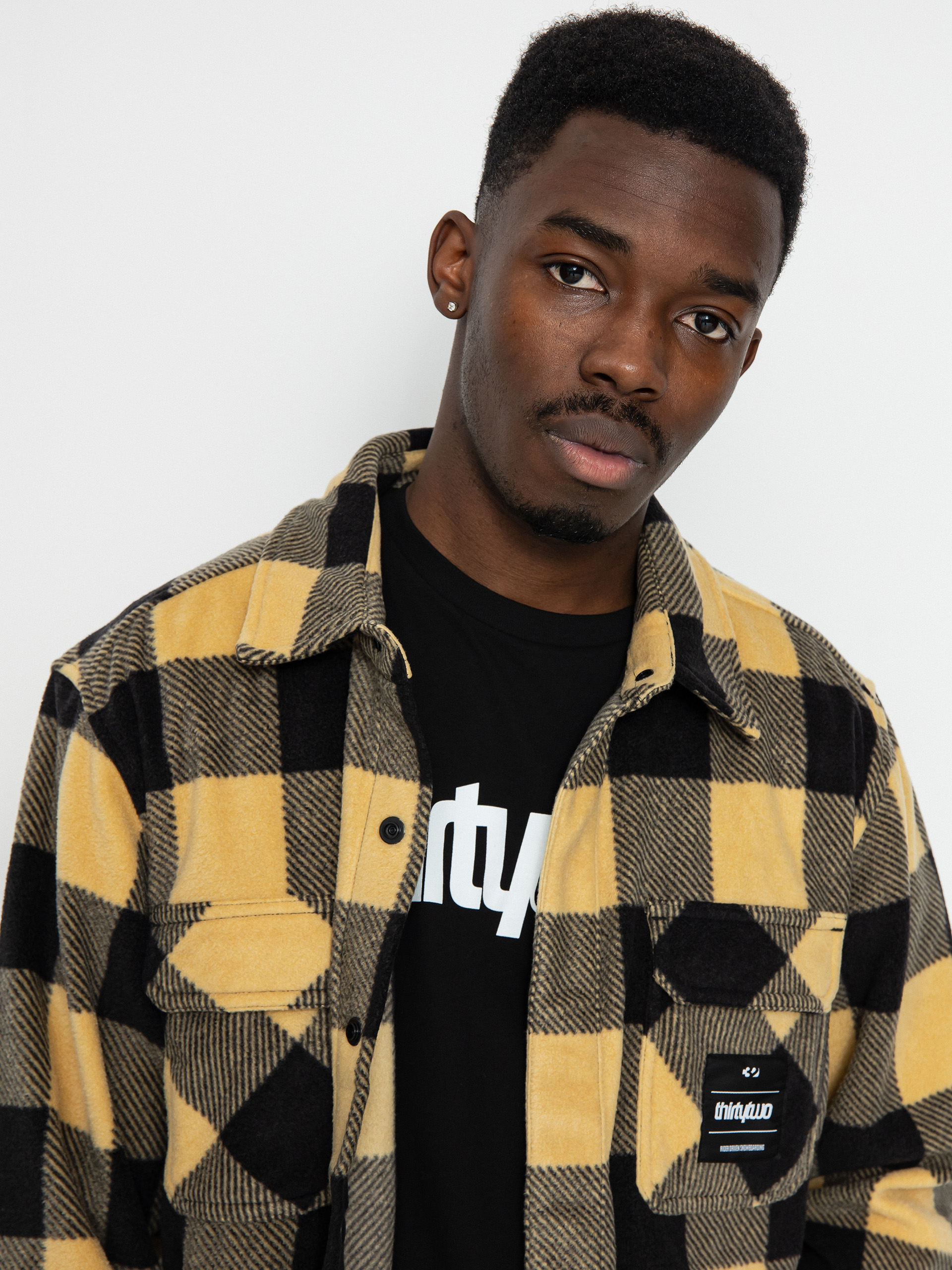 Cămașă ThirtyTwo Rest Stop Shirt (black/tan)