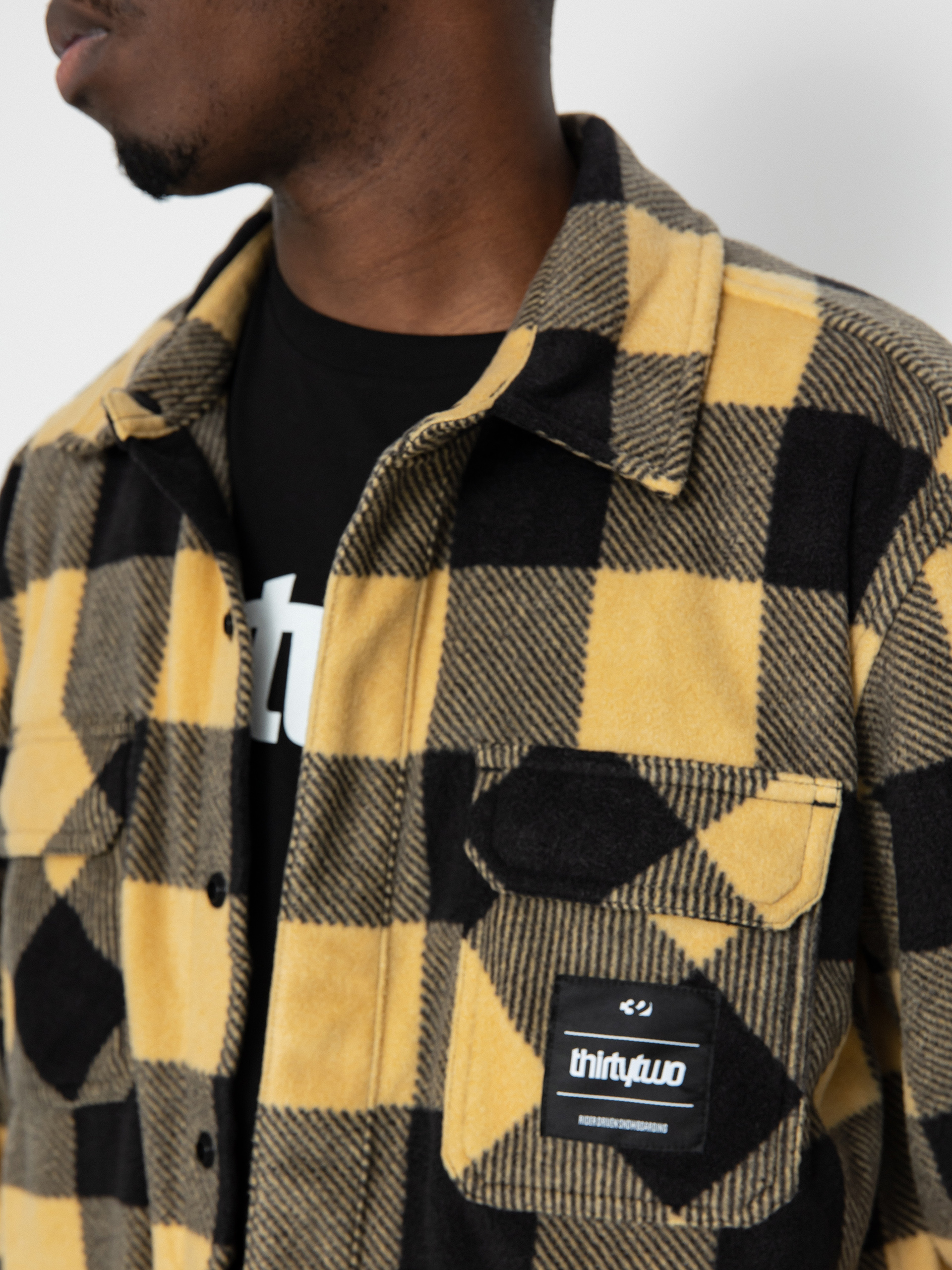 Cămașă ThirtyTwo Rest Stop Shirt (black/tan)