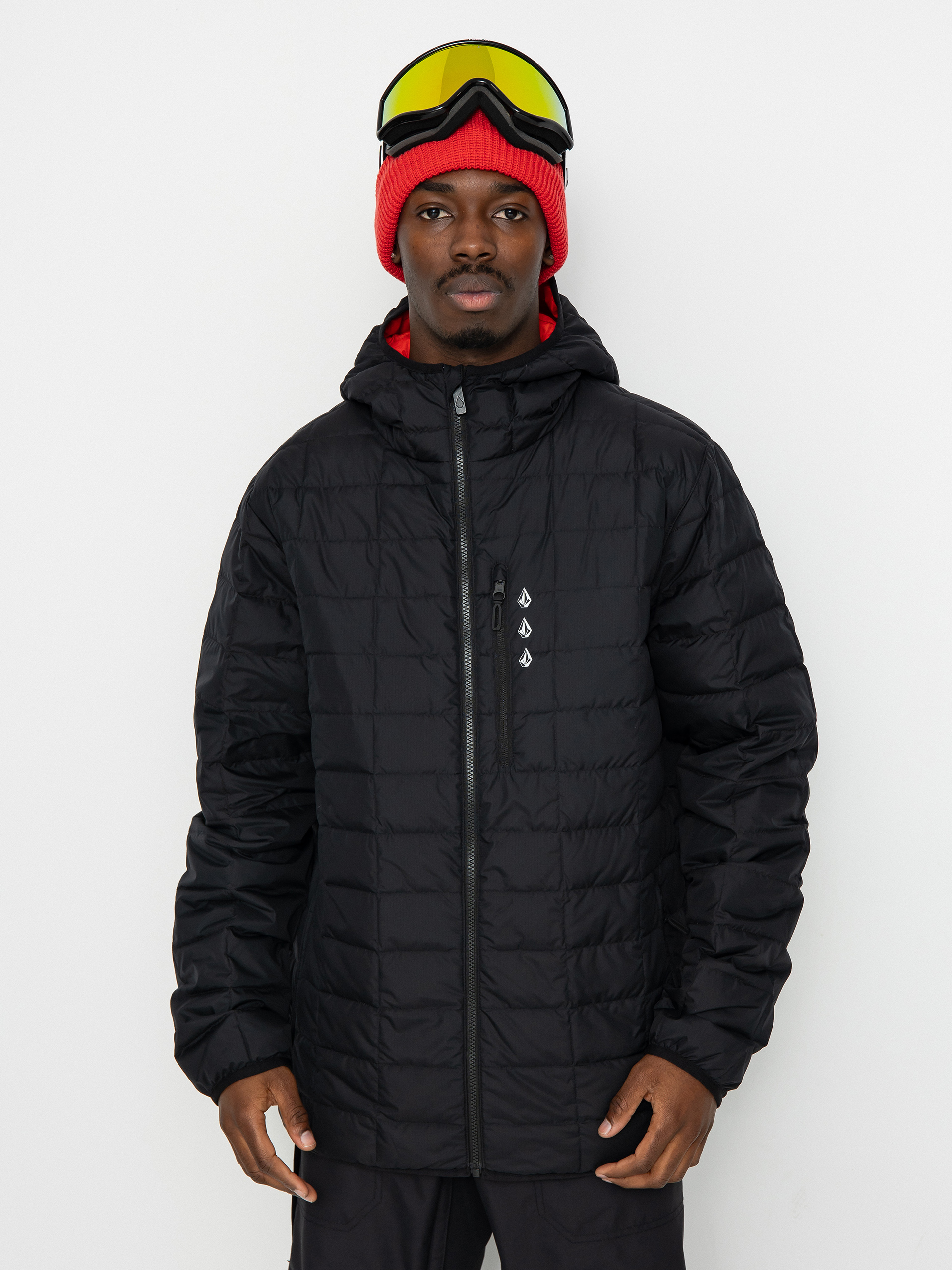 Geacă de snowboard Volcom Puff Puff Give (black)