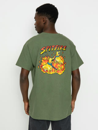 Tricou Spitfire Hell Hounds (military green)