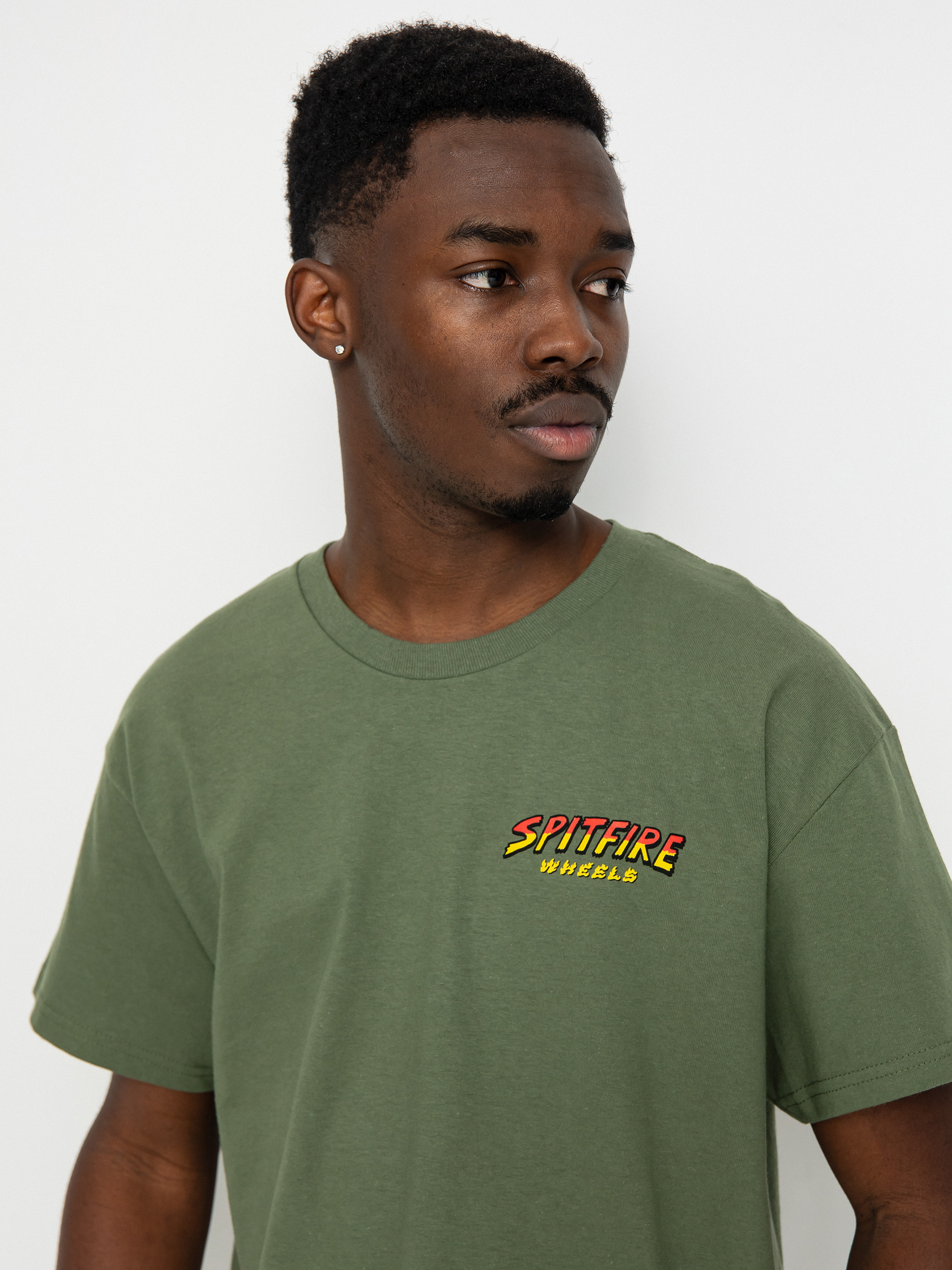 Tricou Spitfire Hell Hounds (military green)
