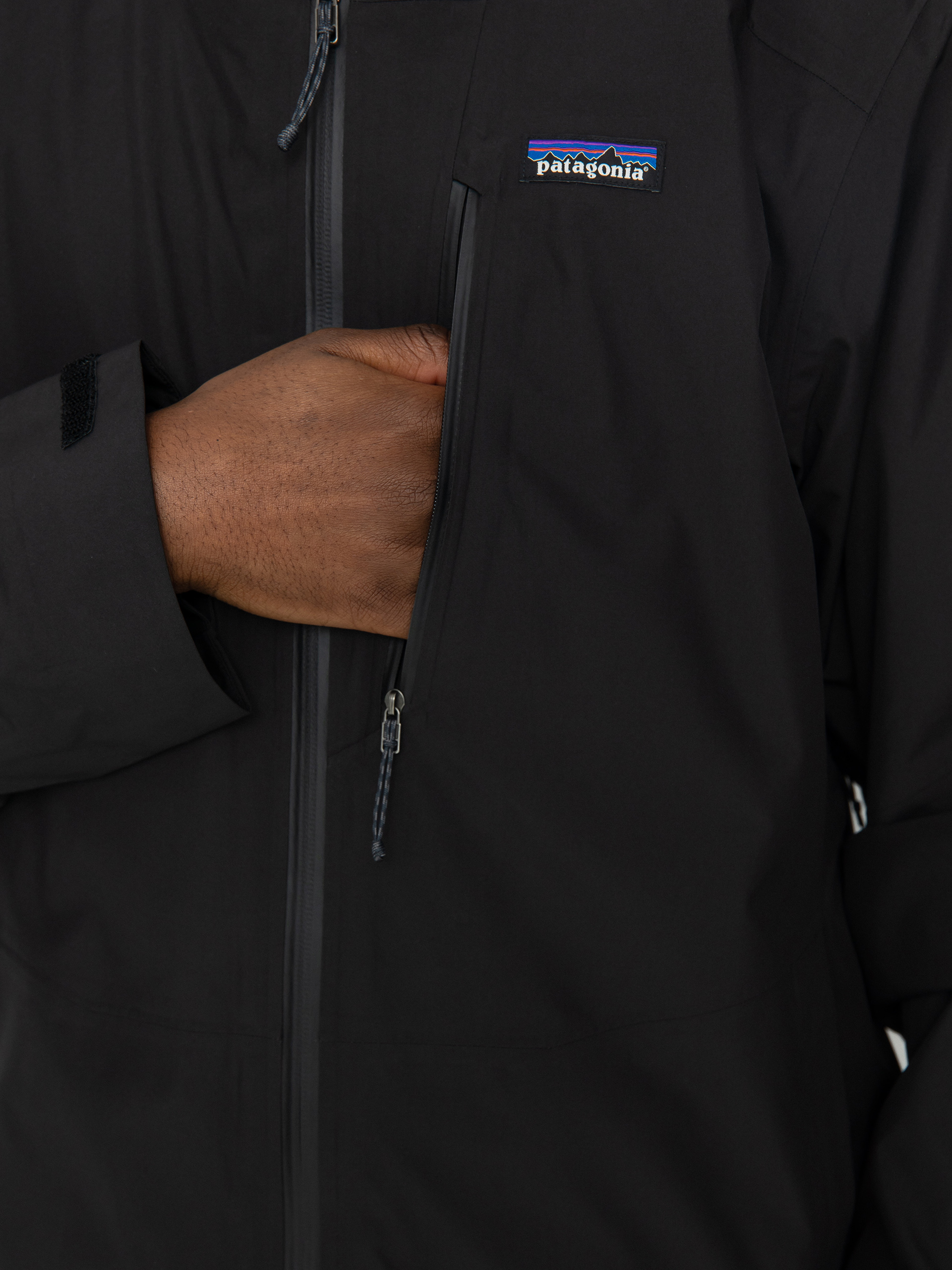 Pentru bărbați Geacă de snowboard Patagonia Powder Town (black)