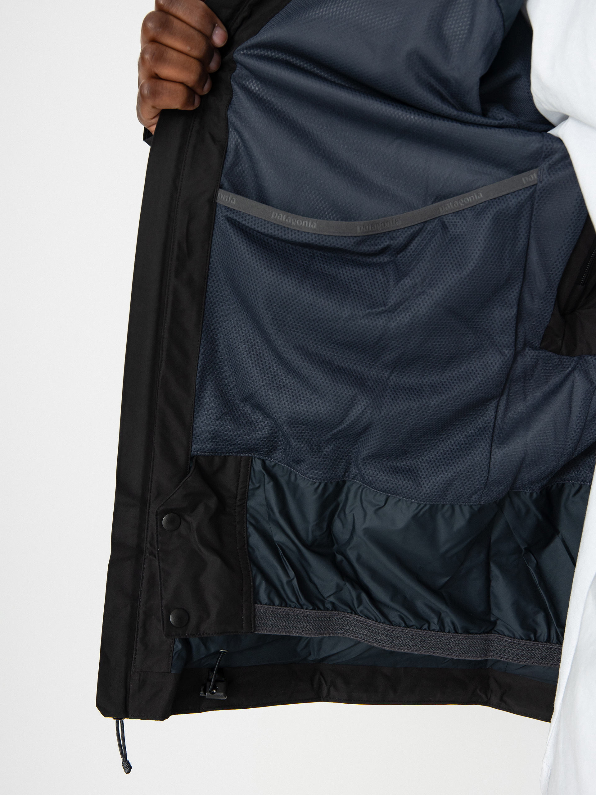 Pentru bărbați Geacă de snowboard Patagonia Powder Town (black)