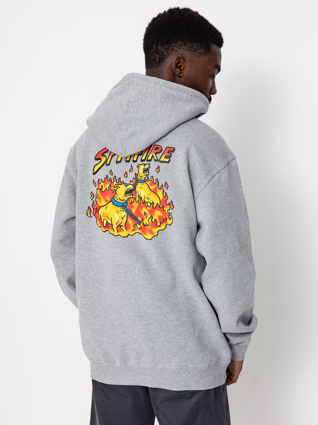 Hanorac cu glugă Spitfire Hl Hounds II HD (heather grey/multi)