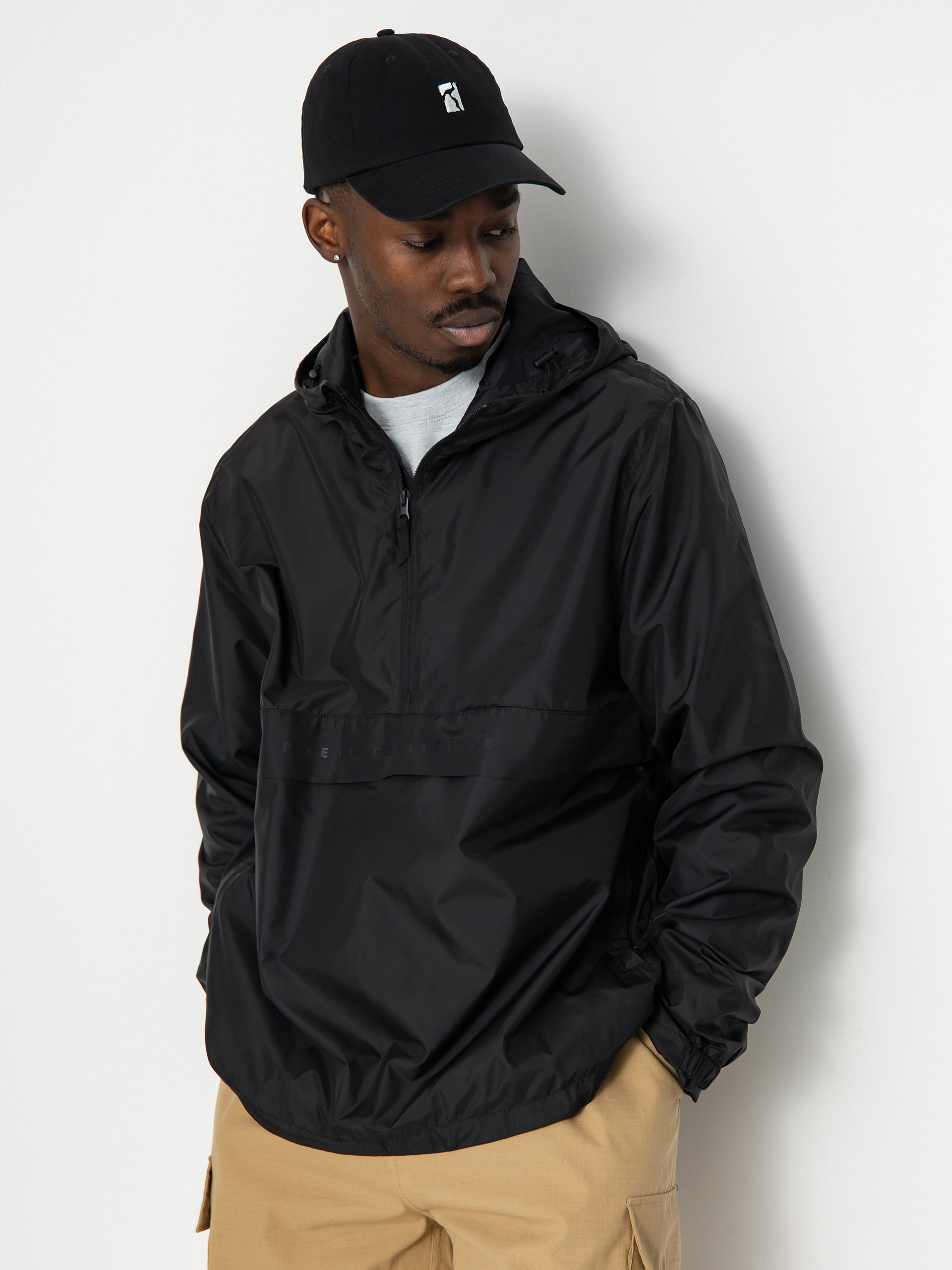 Geacă Poetic Collective Wind Breaker - negru (black)