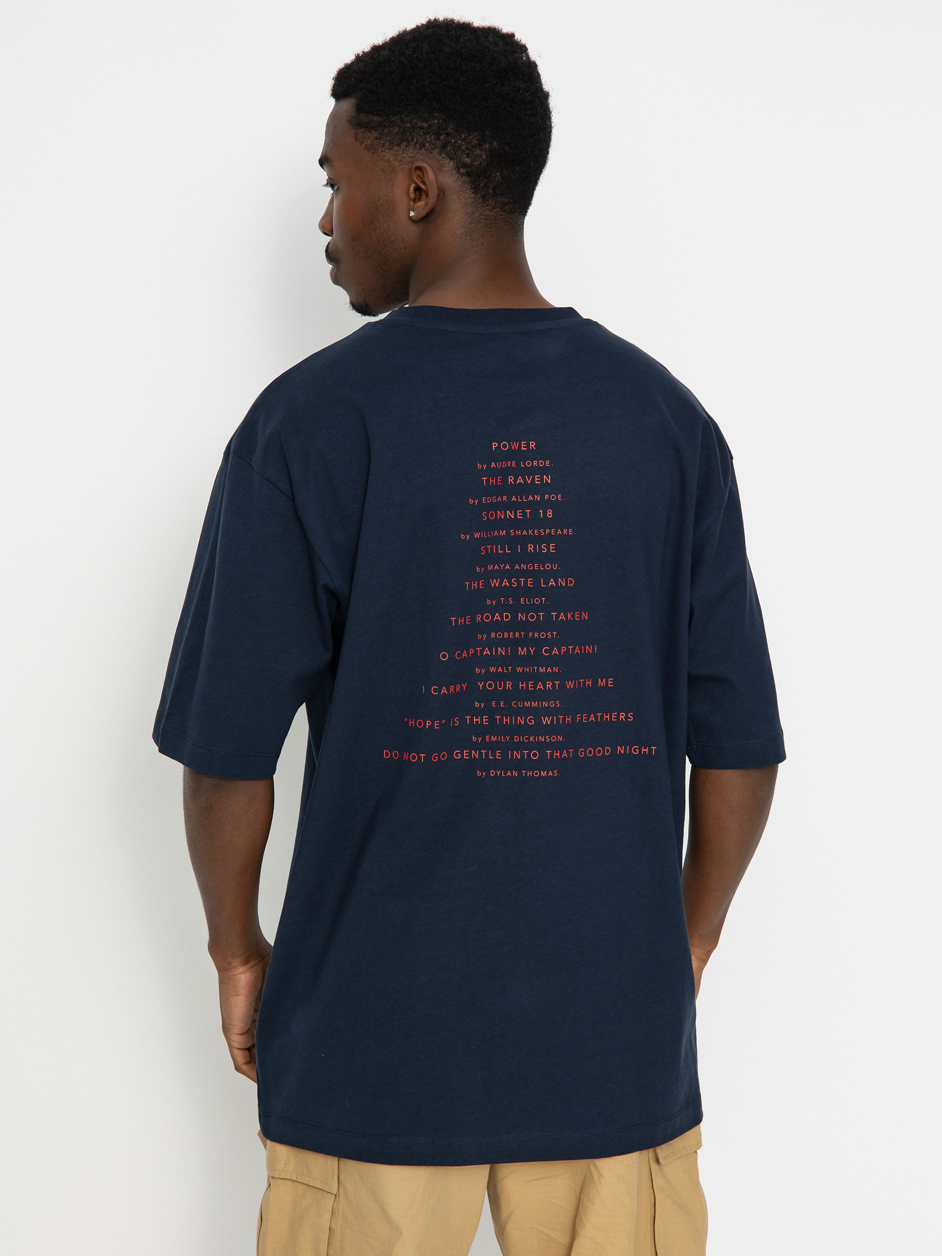 Tricou Poetic Collective Poems (navy)