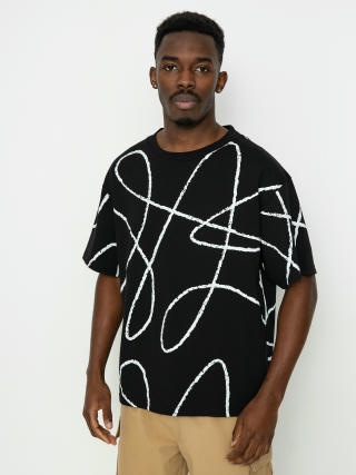 Tricou Poetic Collective Doodle Pattern (black)