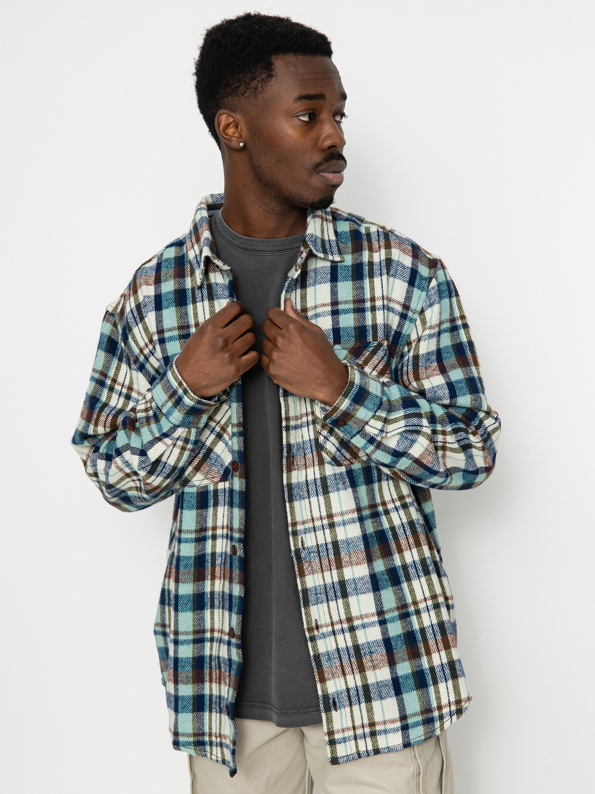 Cămașă Element Hueco Classic (hueco plaid chestnut/mineral)