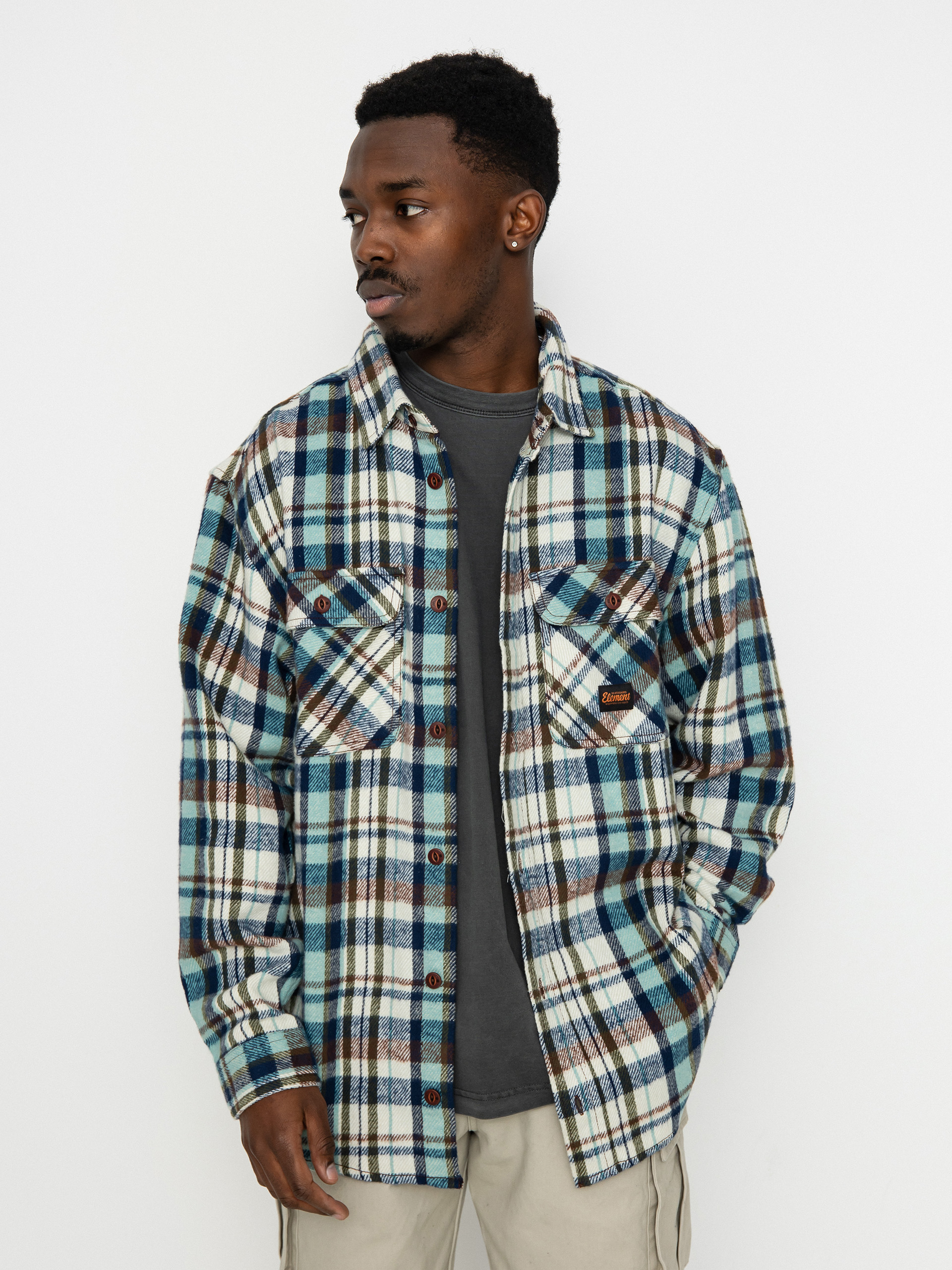 Cămașă Element Hueco Classic (hueco plaid chestnut/mineral)