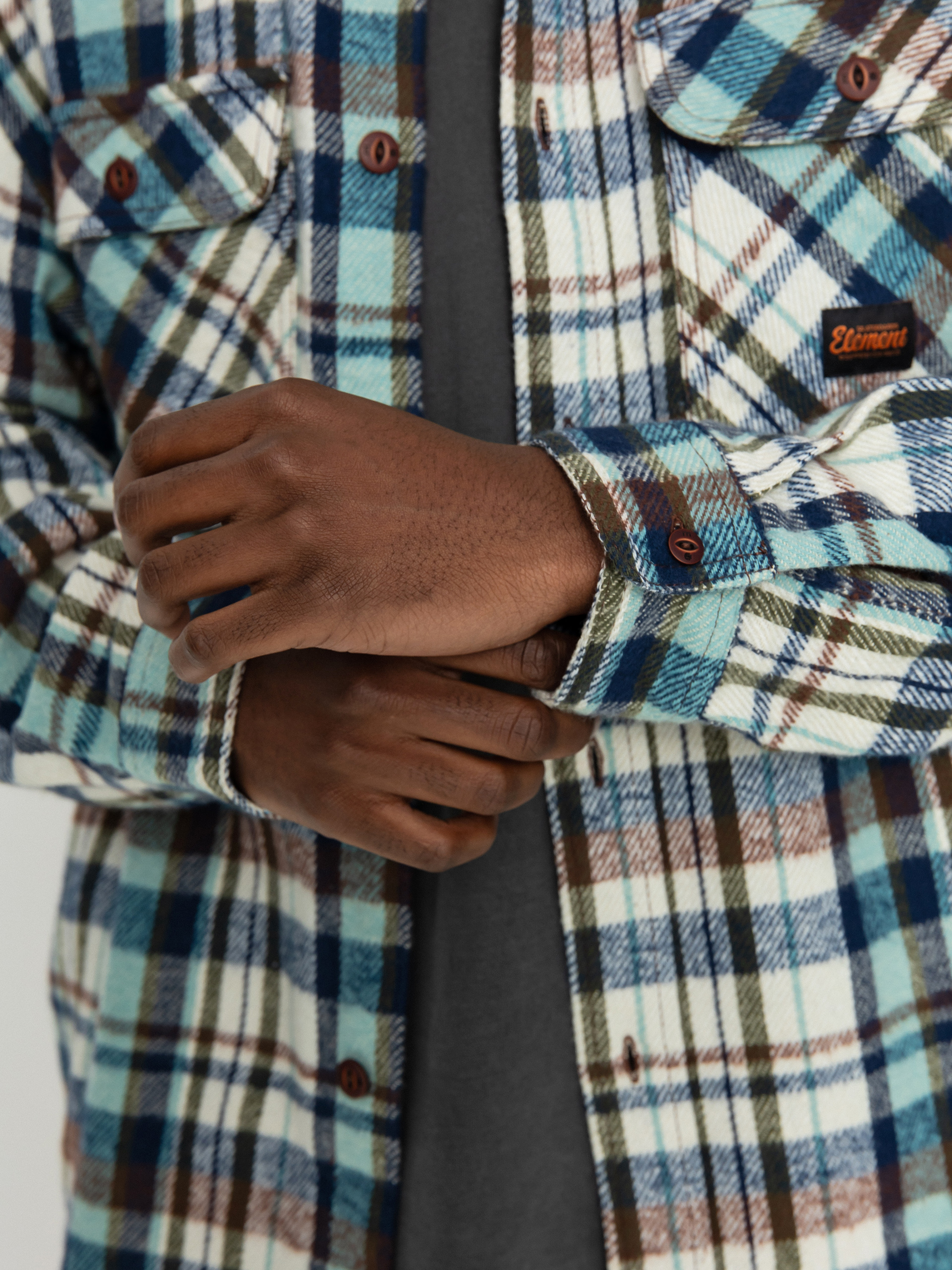 Cămașă Element Hueco Classic (hueco plaid chestnut/mineral)