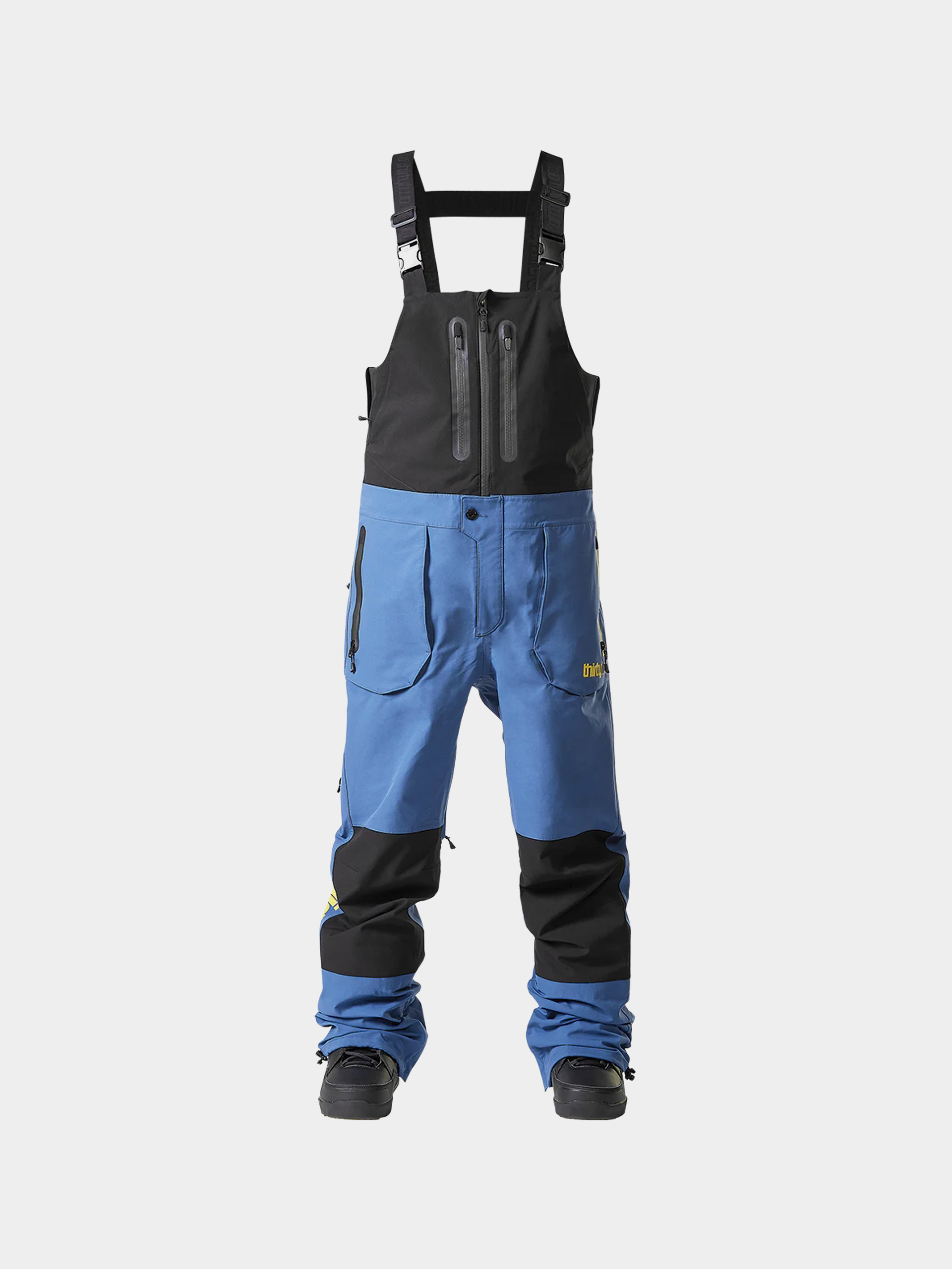 Pentru bărbați Pantaloni pentru snowboard ThirtyTwo Tm 3 Bib (blue/black)