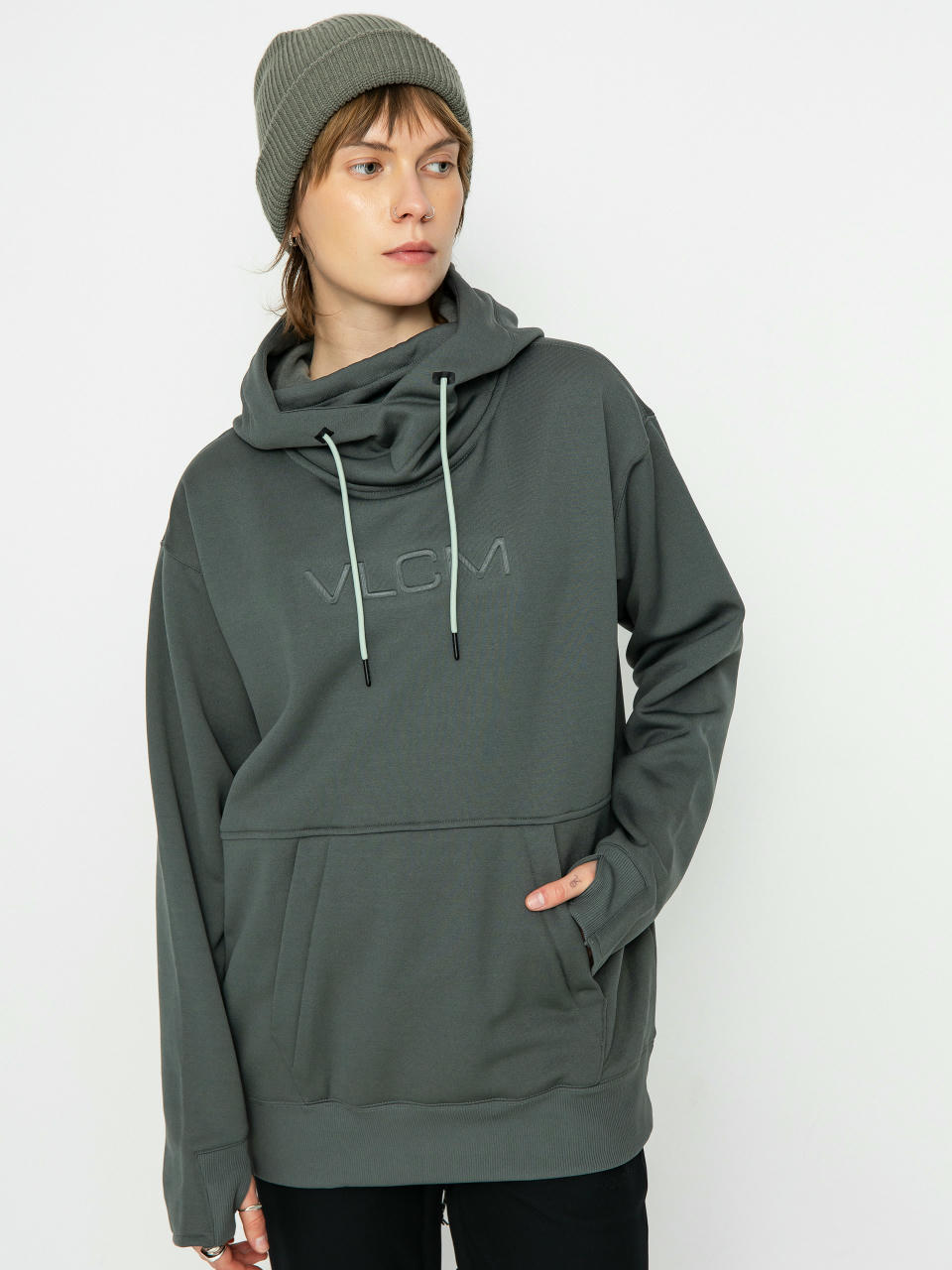 Hanorac termic Volcom Hydro Riding HD Wmn (eucalyptus)