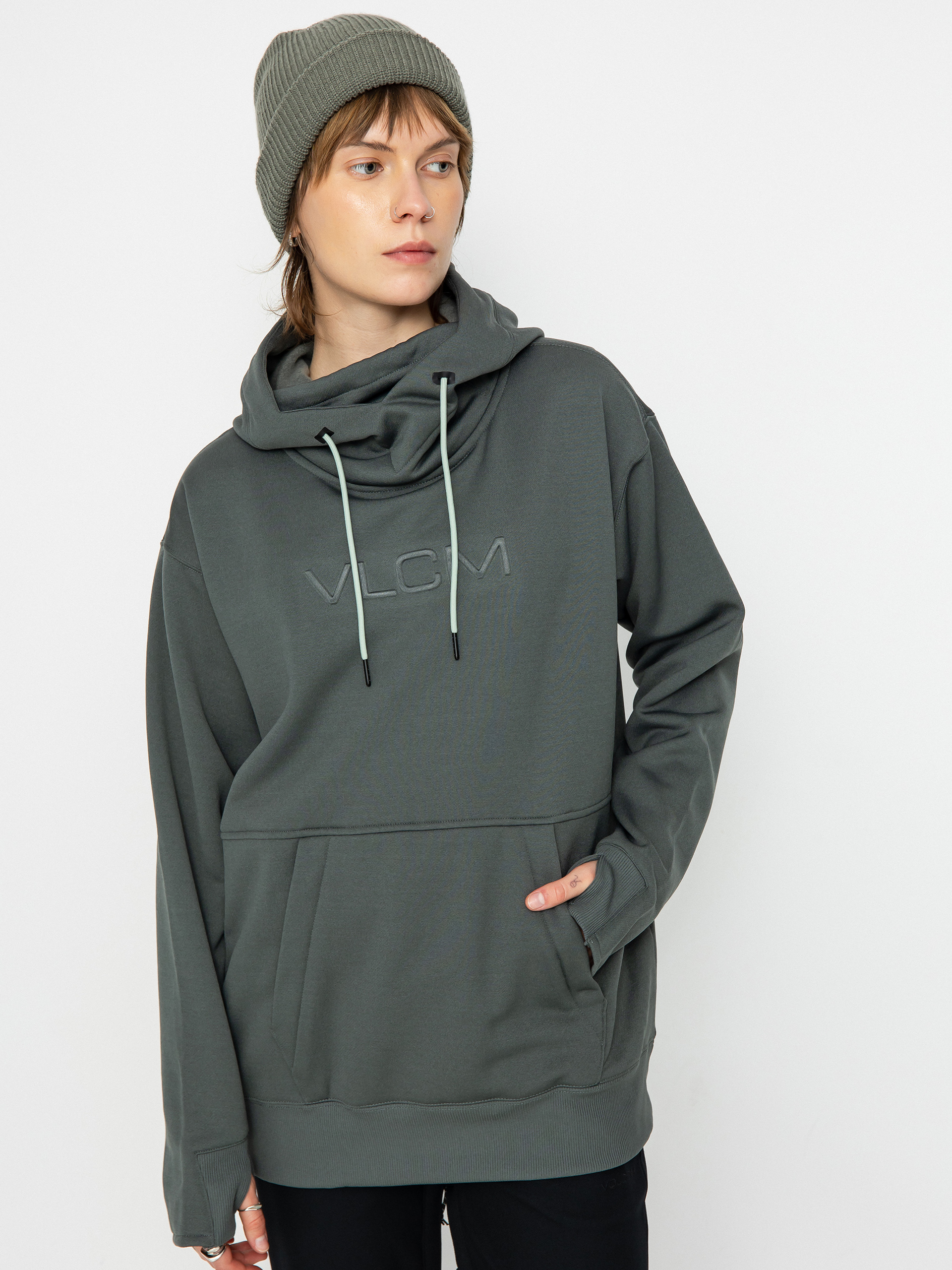 Pentru femei Hanorac termic Volcom Hydro Riding HD (eucalyptus)