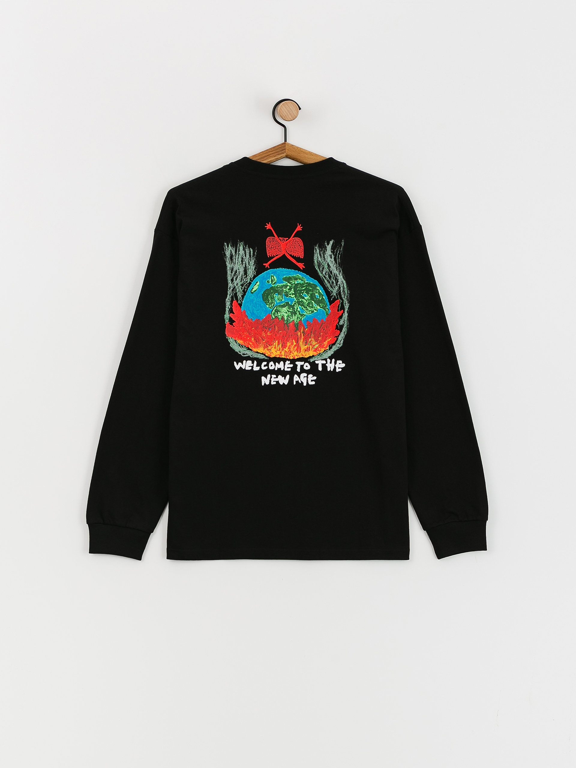 Longsleeve Polar Skate Welcome To The New Age (black)