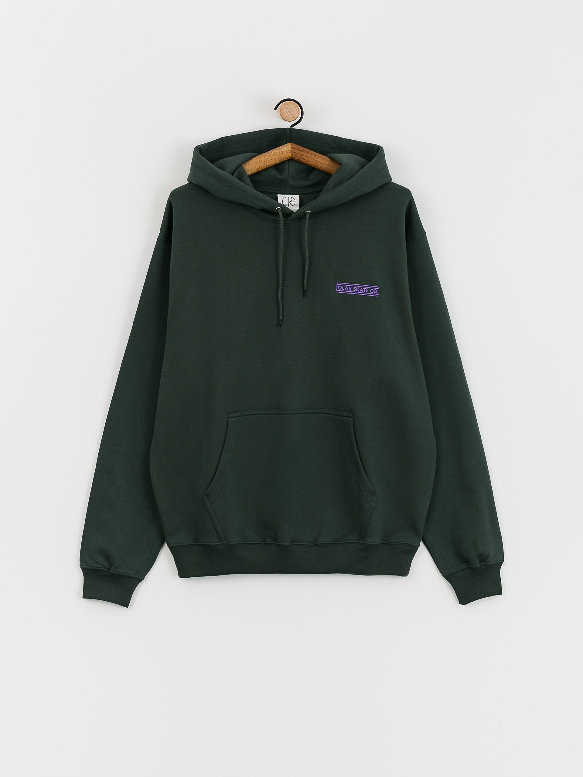 Hanorac cu glugă Polar Skate Stretch Logo Dave HD (dark teal)