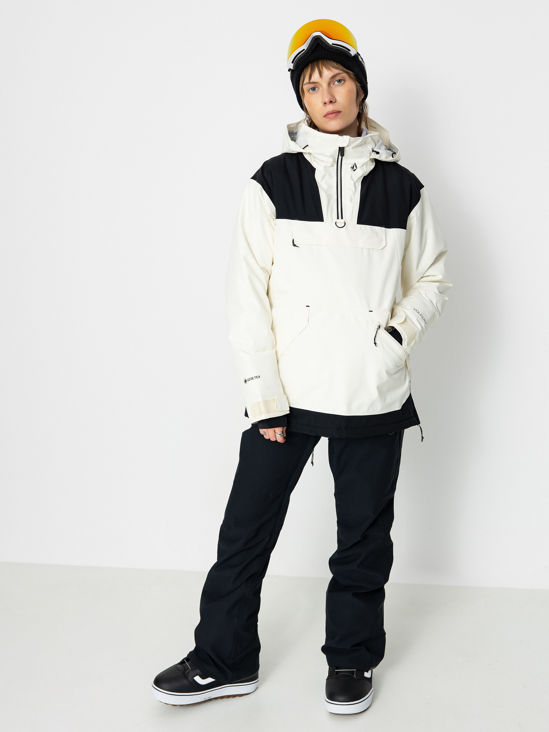Pentru femei Geacă de snowboard Volcom Fern Ins Gore Pullover (moonbeam)