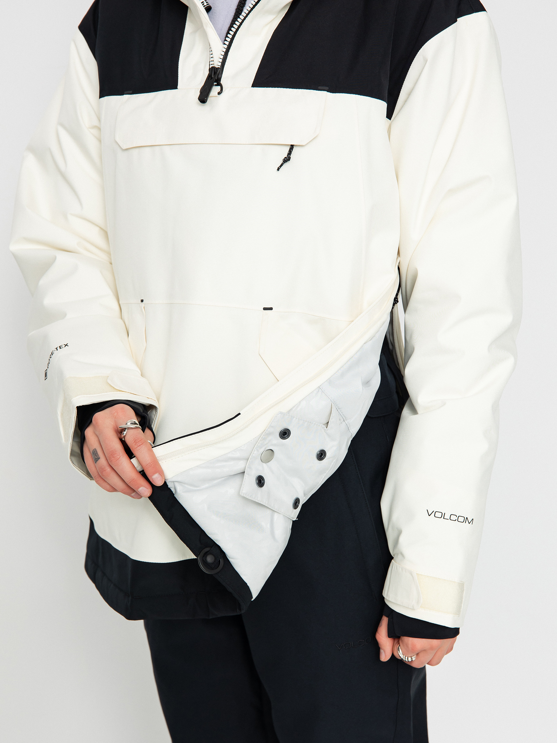 Pentru femei Geacă de snowboard Volcom Fern Ins Gore Pullover (moonbeam)