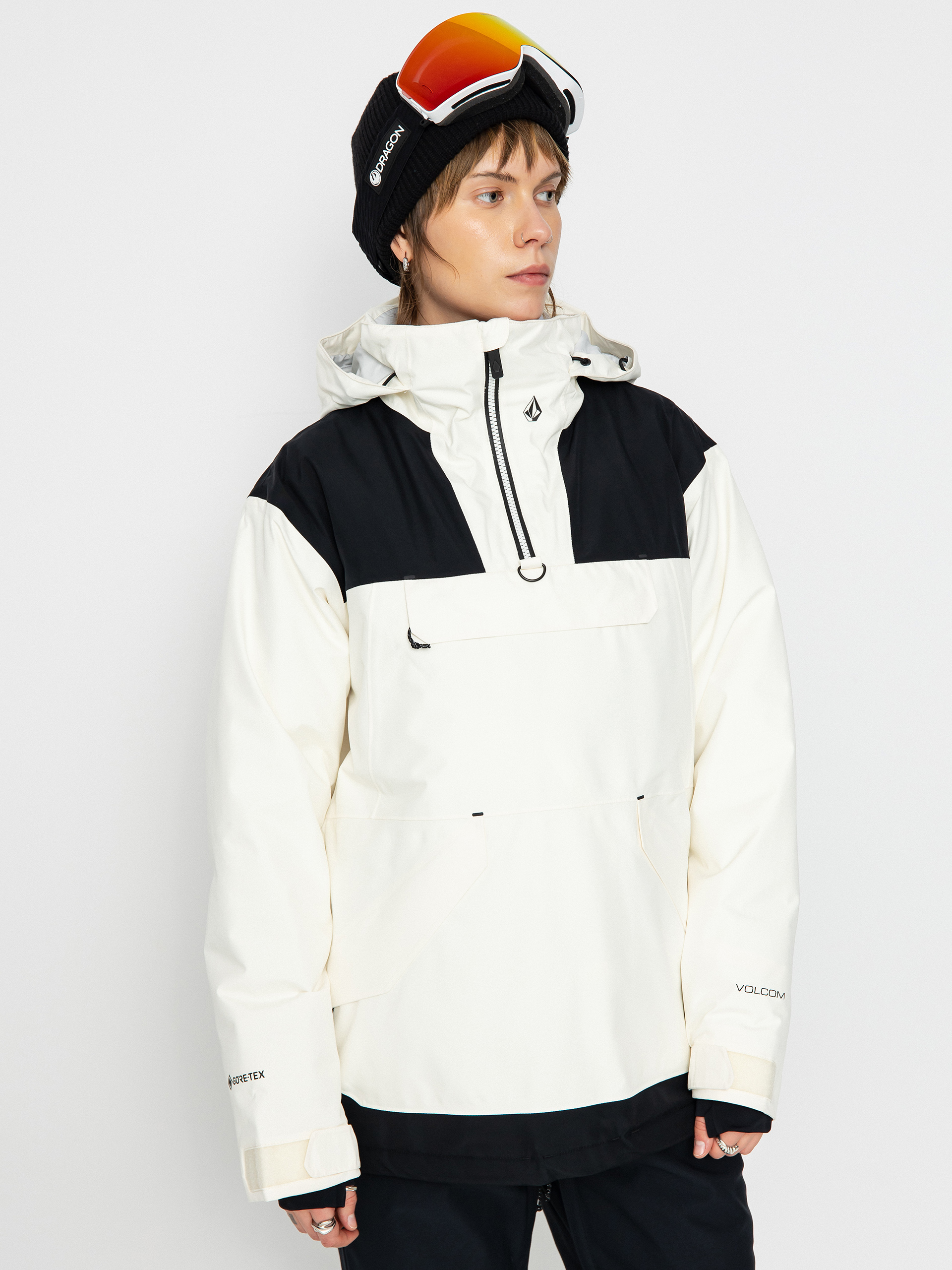 Pentru femei Geacă de snowboard Volcom Fern Ins Gore Pullover (moonbeam)