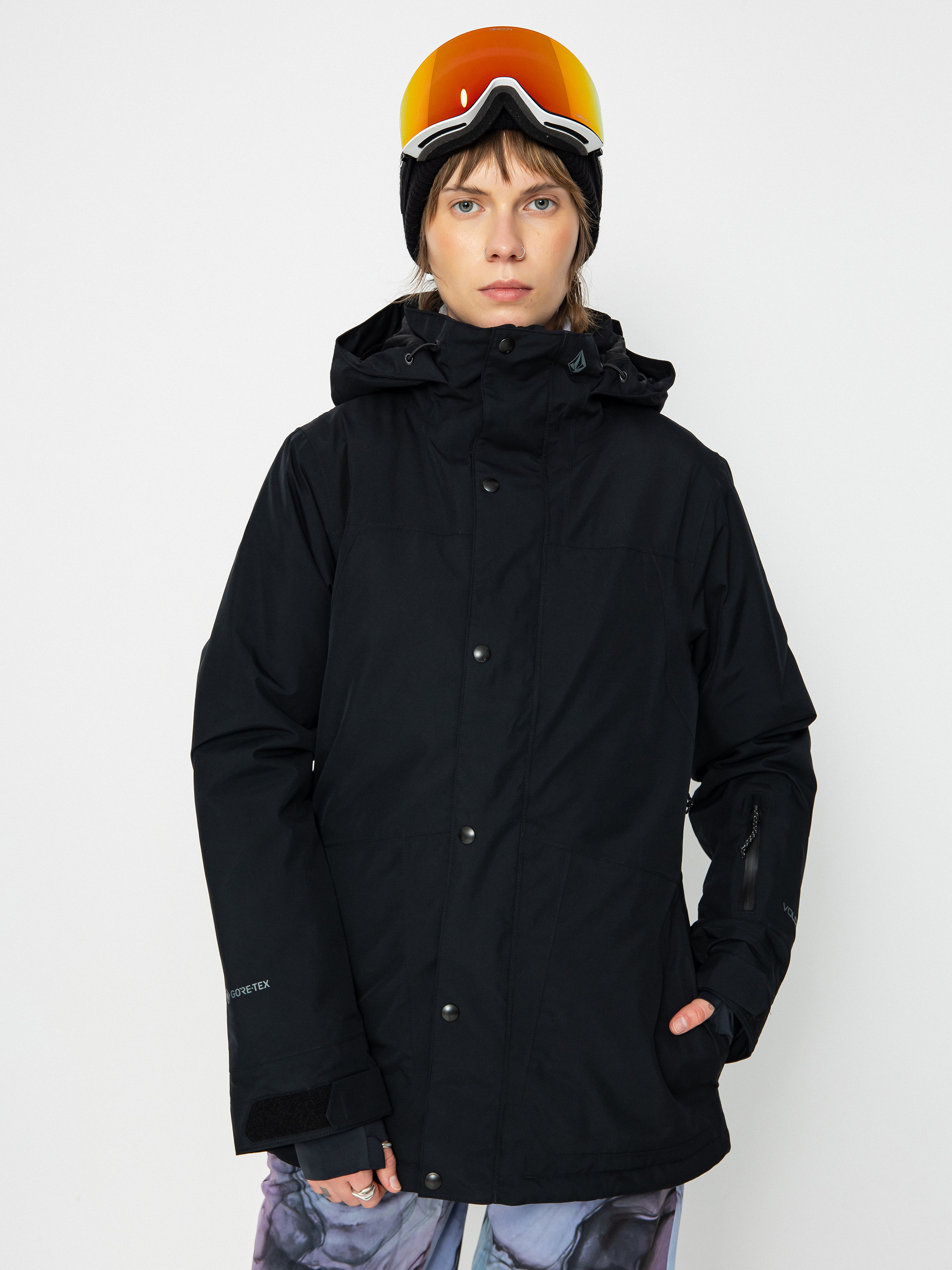 Pentru femei Geacă de snowboard Volcom Ell Ins Gore Tex (black)