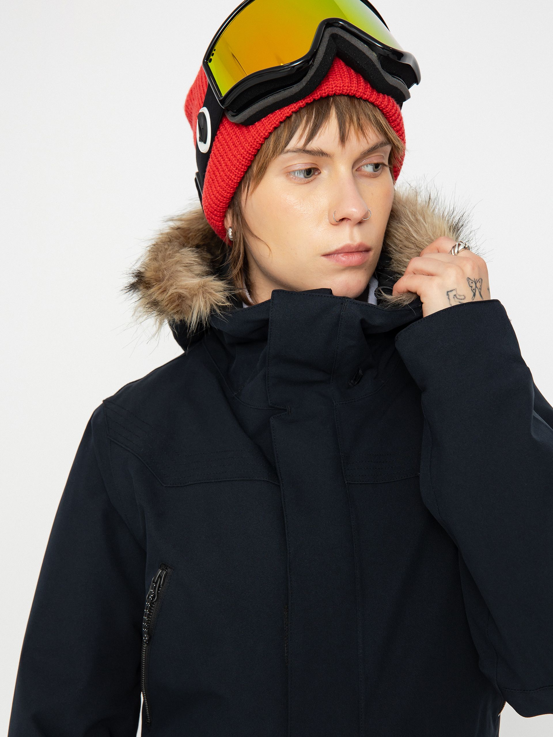 Pentru femei Geacă de snowboard Volcom Shadow Ins (black)