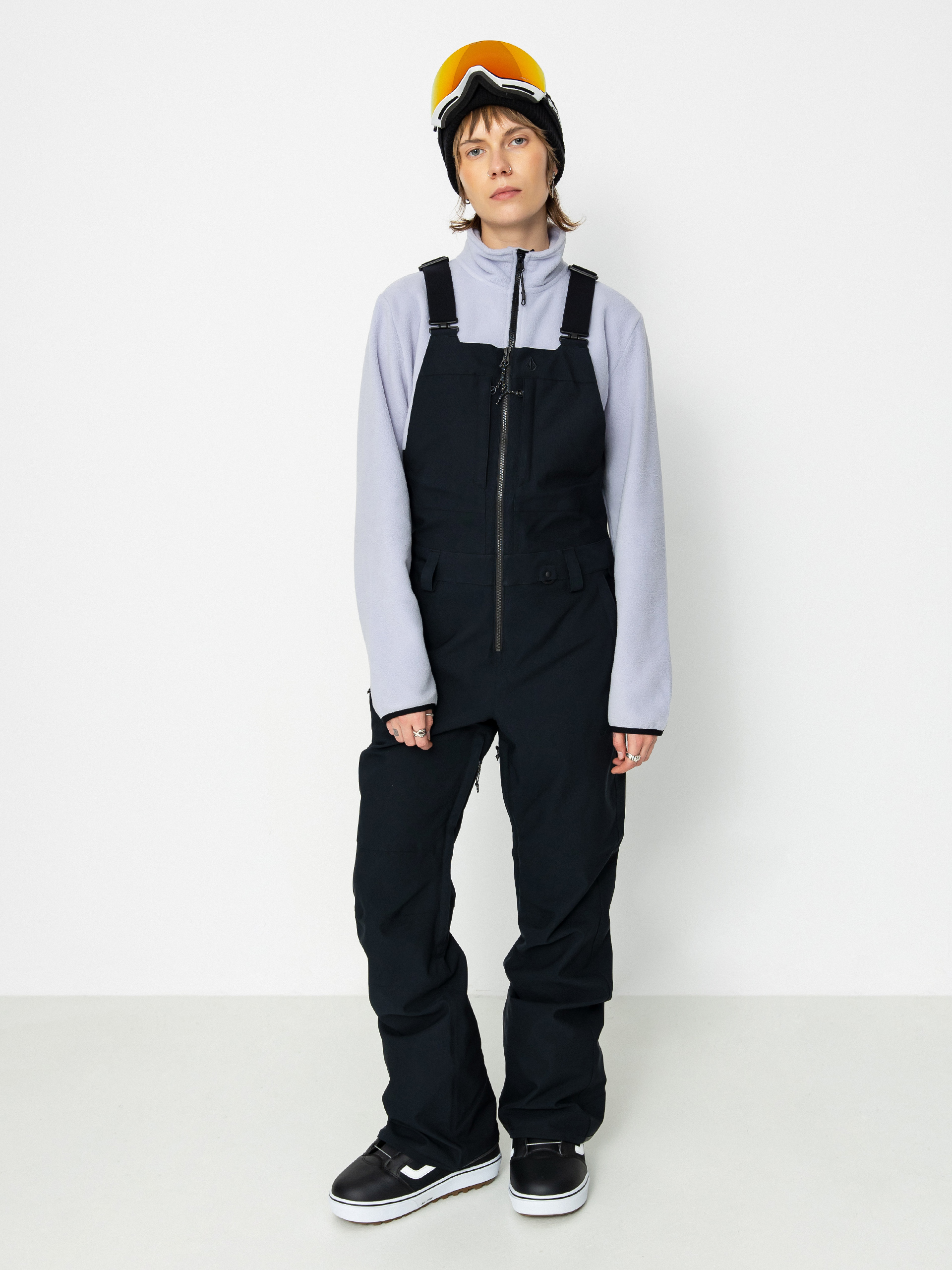 Pentru femei Pantaloni pentru snowboard Volcom Swift Bib Overall (black)