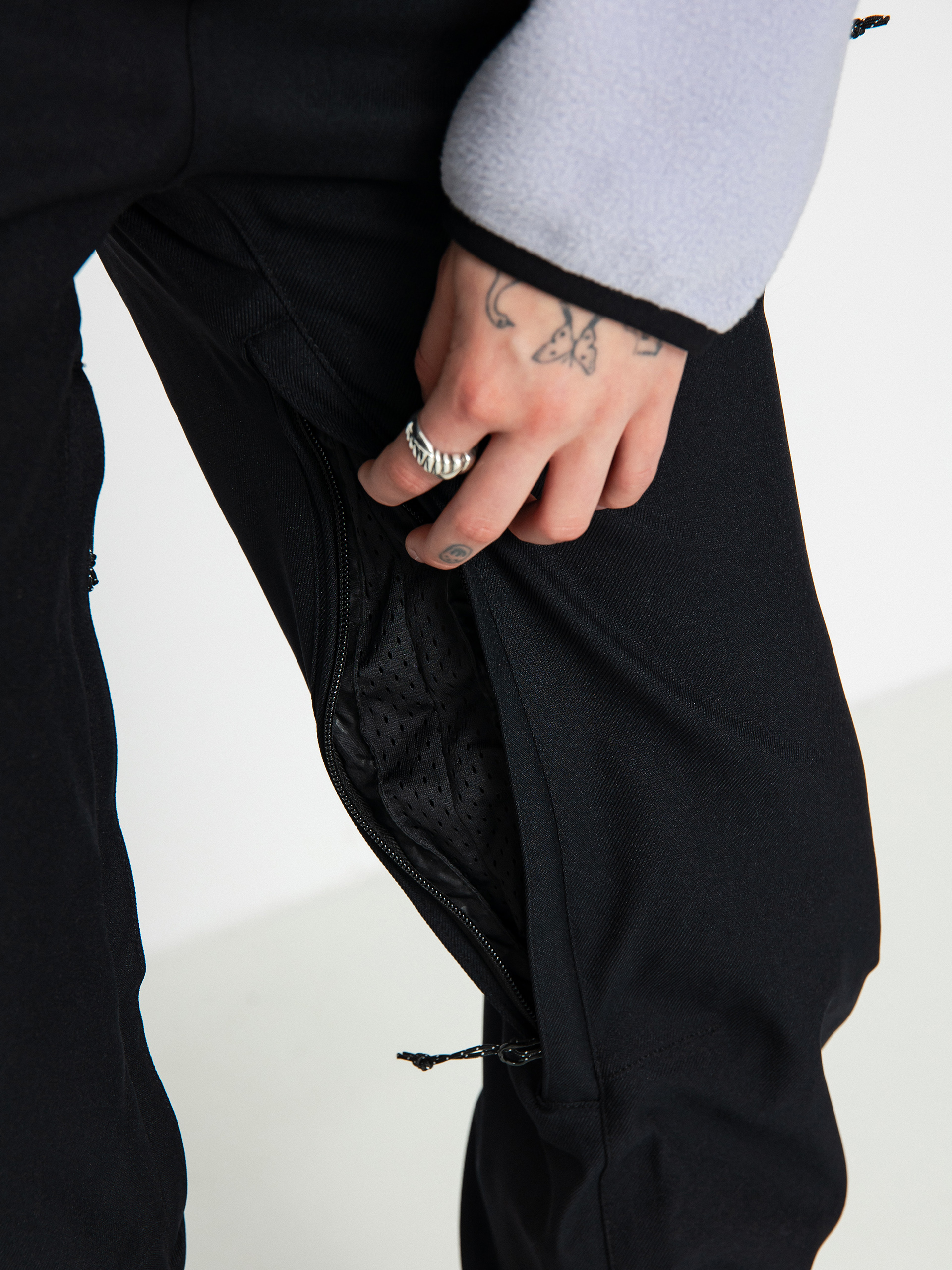 Pentru femei Pantaloni pentru snowboard Volcom Species Stretch (black)