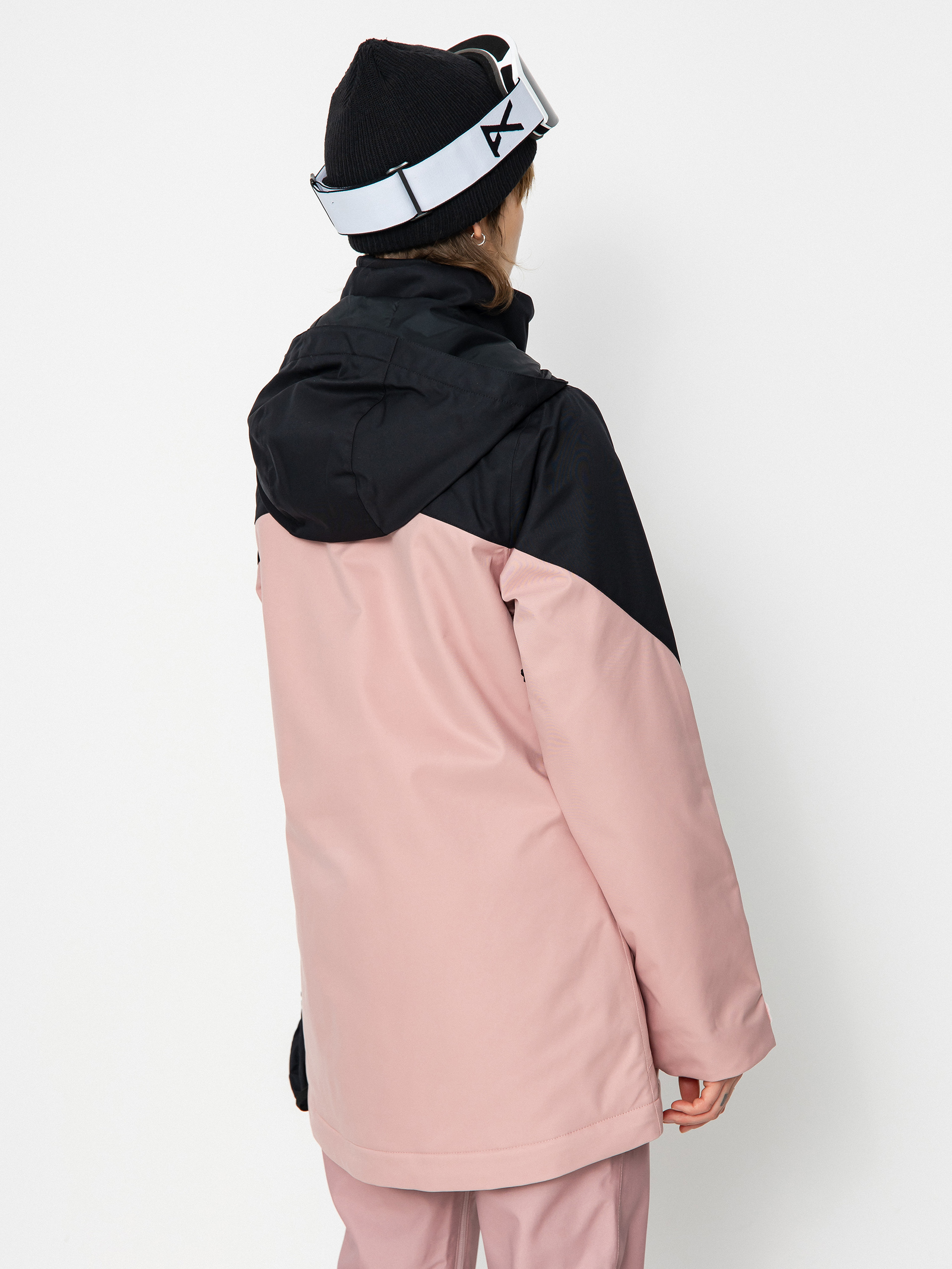 Pentru femei Geacă de snowboard Burton Lelah (true black/powder blush)