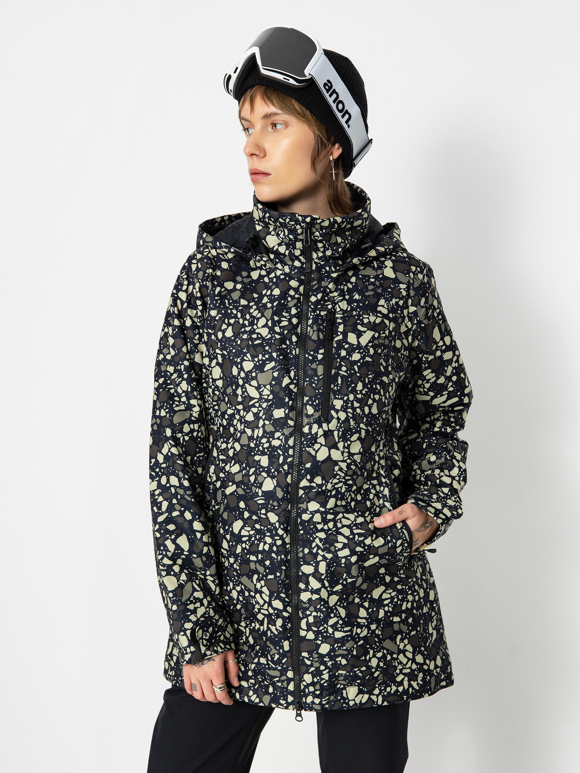 Pentru femei Geacă de snowboard Burton Lelah (sediment)