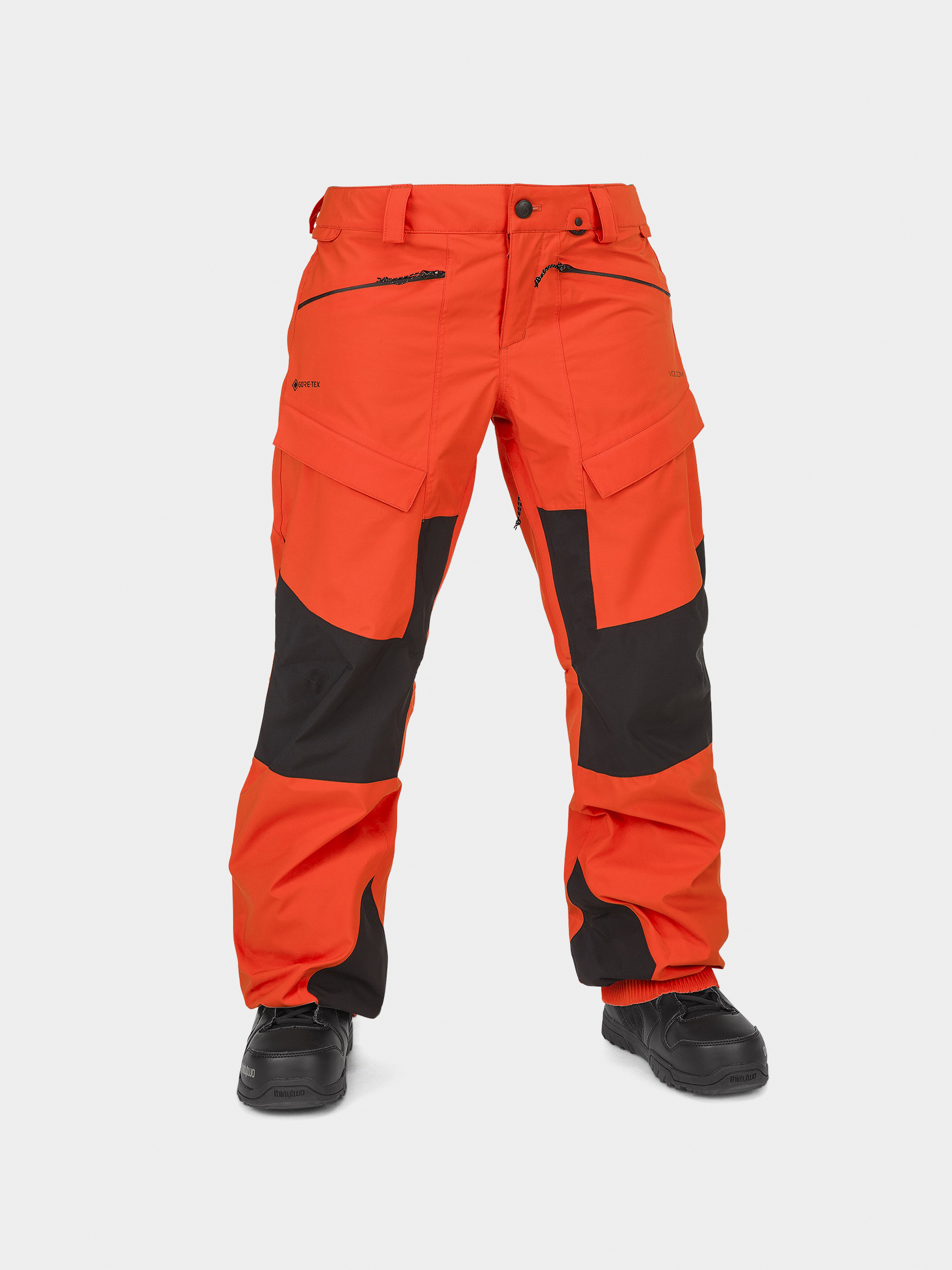 Pantaloni pentru snowboard Volcom V.Co At Stretch Gore Tex Wmn (orange shock)