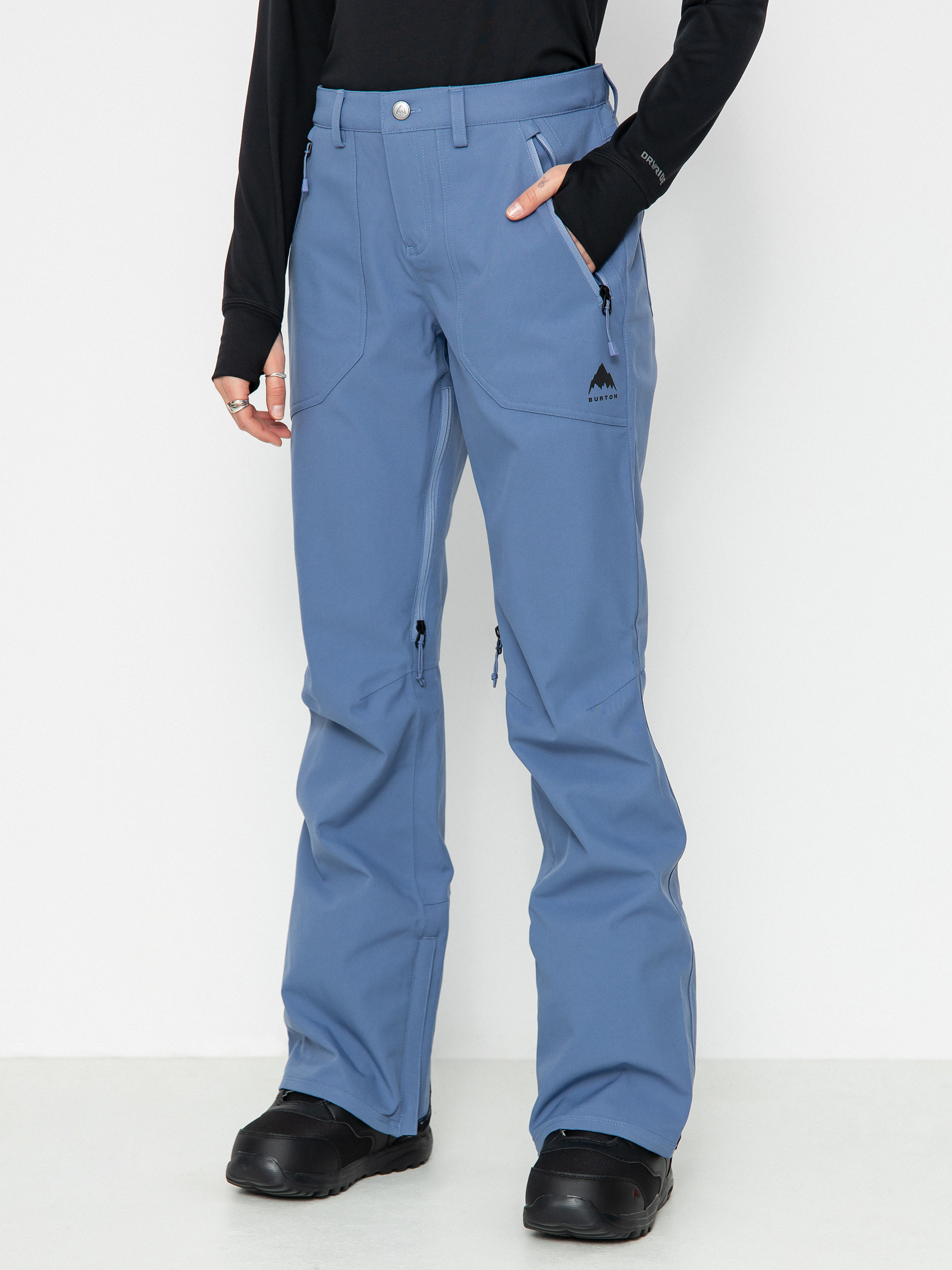 Pentru femei Pantaloni pentru snowboard Burton Vida Stretch (slate blue)